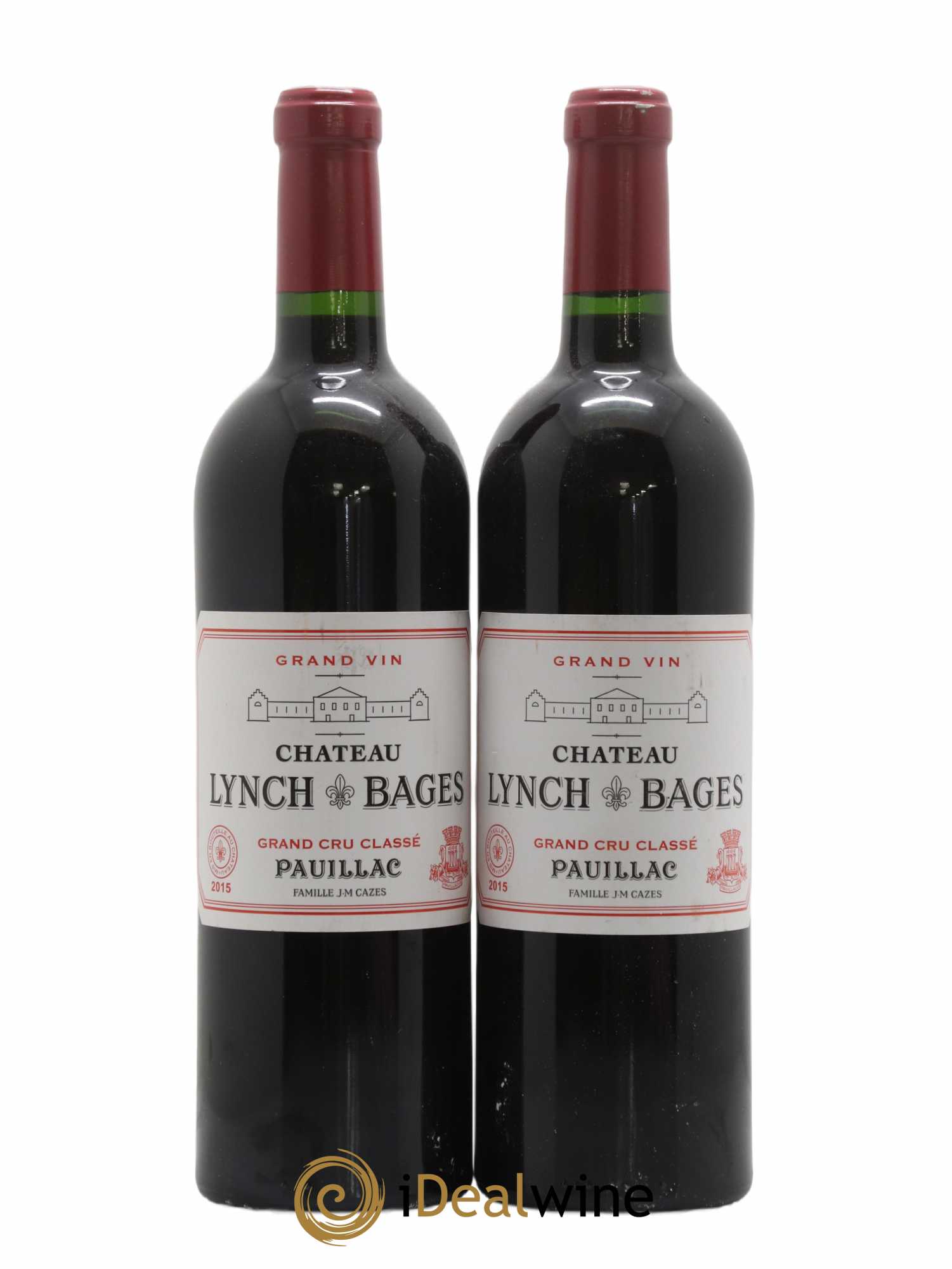 Château Lynch Bages 5ème Grand Cru Classé 2015 - Lot de 2 bouteilles - 0