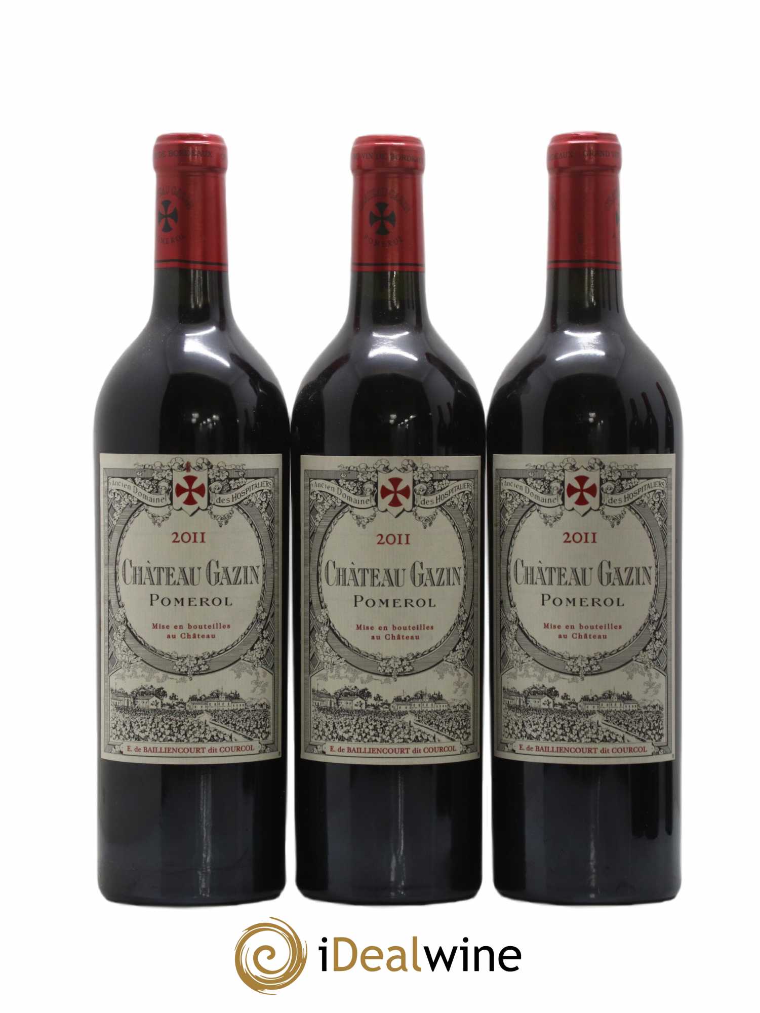 Château Gazin 2011 - Lot de 3 bouteilles - 0