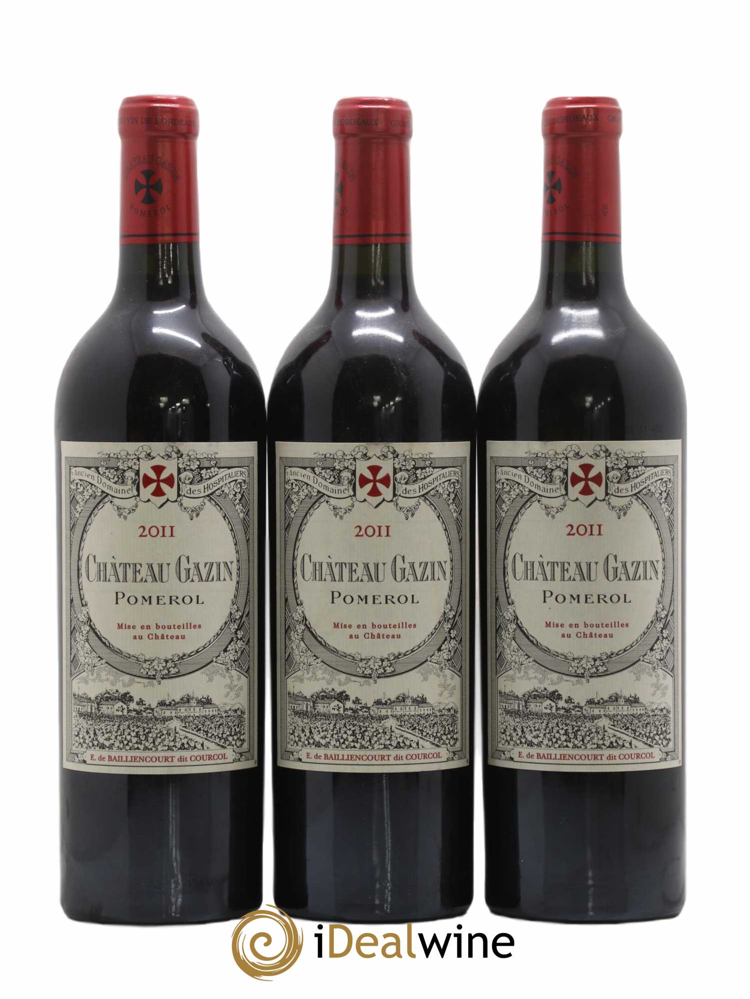 Château Gazin 2011 - Lot de 3 bouteilles - 0
