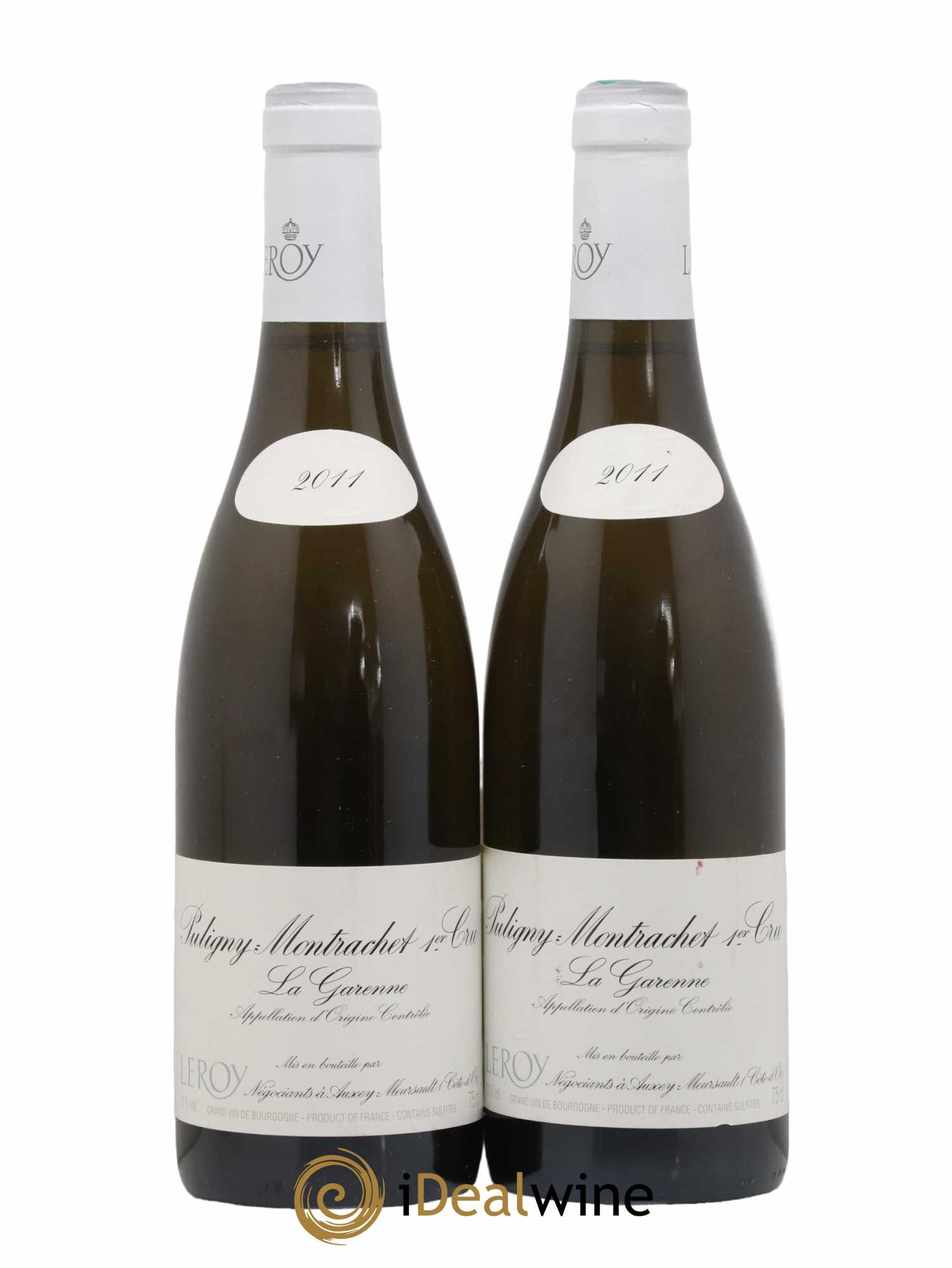 Puligny-Montrachet 1er Cru La Garenne Leroy SA 2011 - Lot de 2 bouteilles - 0