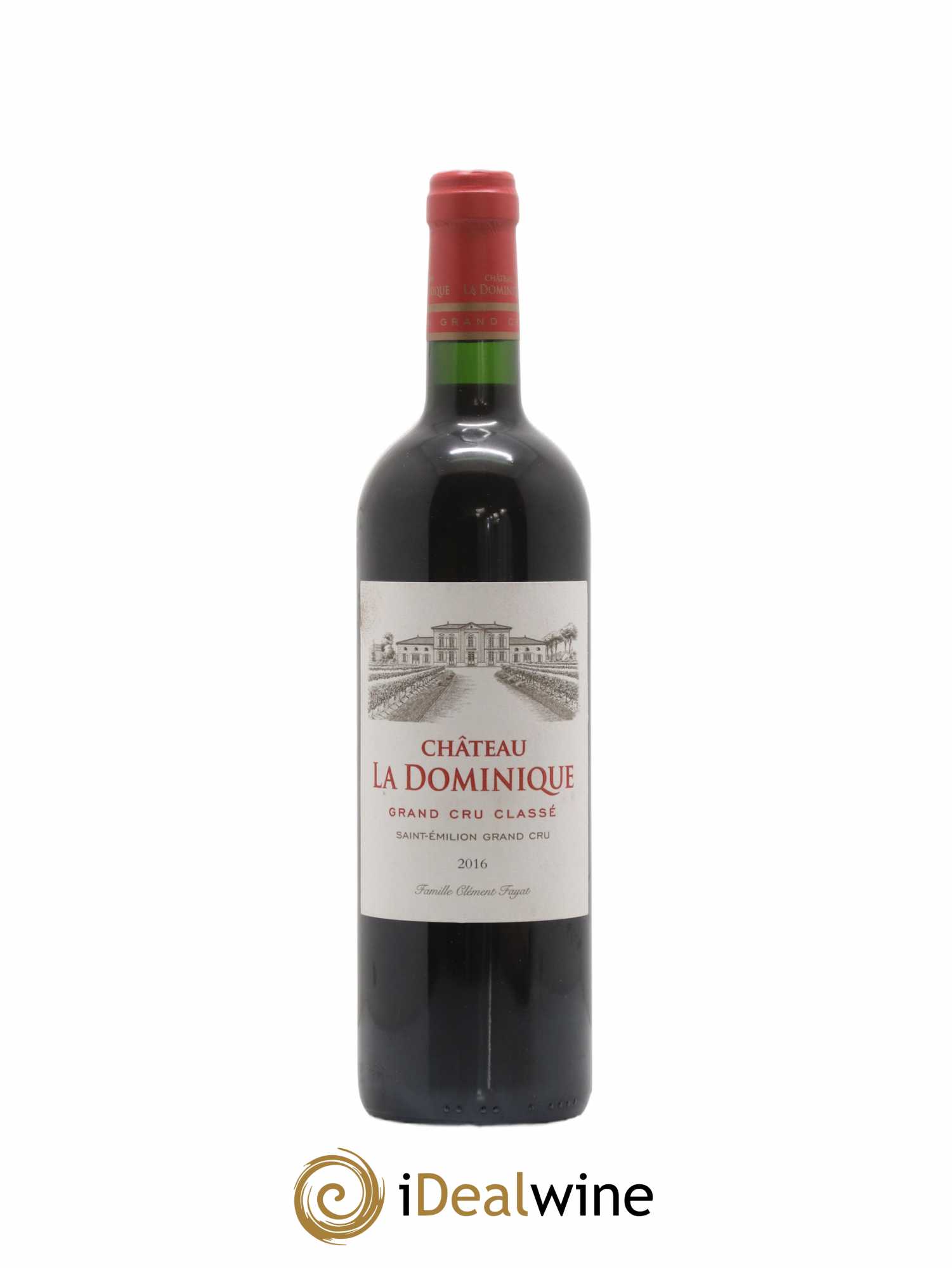 Château la Dominique Grand Cru Classé 2016 - Lot de 1 bouteille - 0