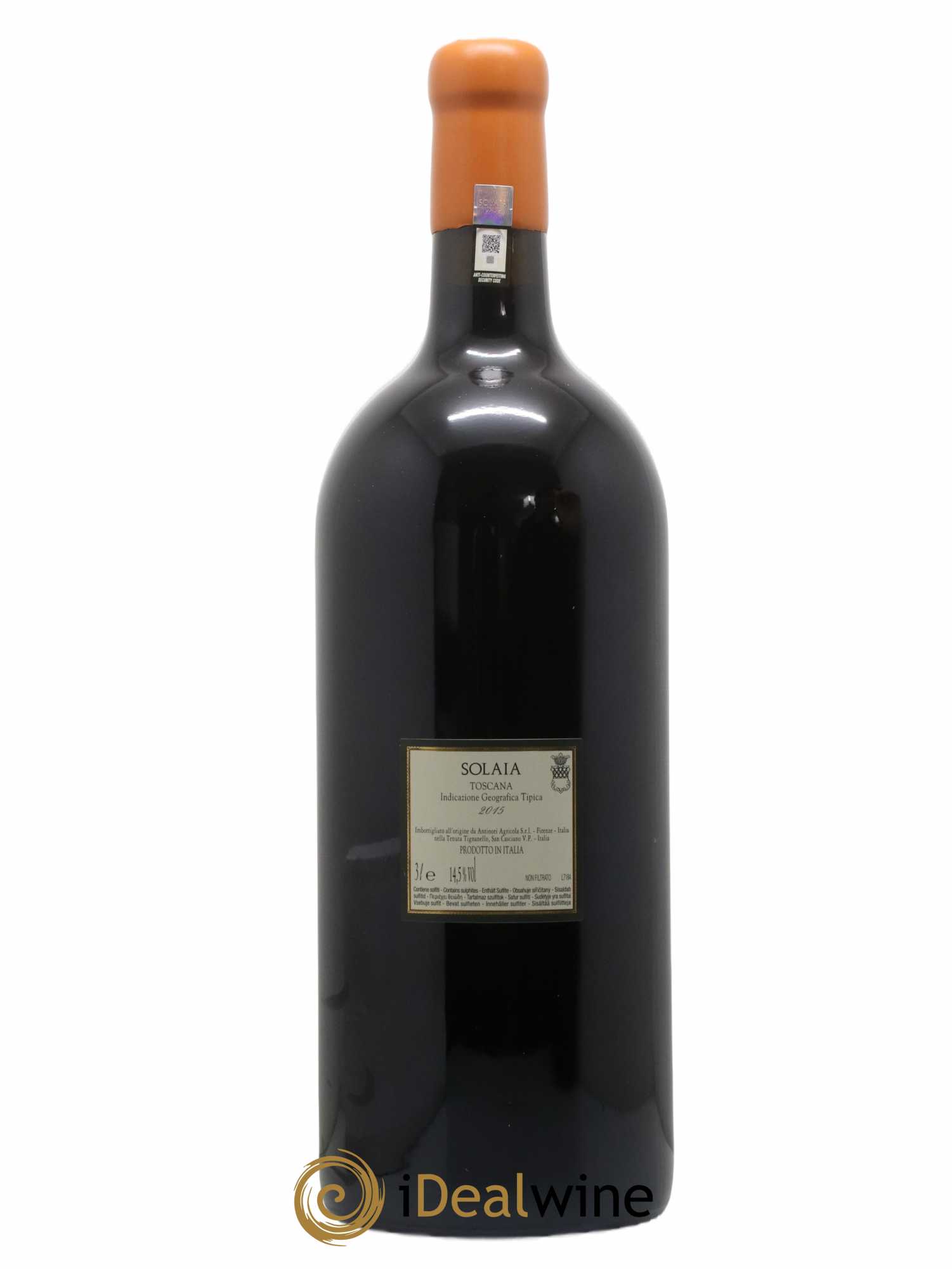 Toscana IGT Solaia Tenuta Tignanello - Marchesi Antinori 2015 - Lot de 1 double magnum - 1