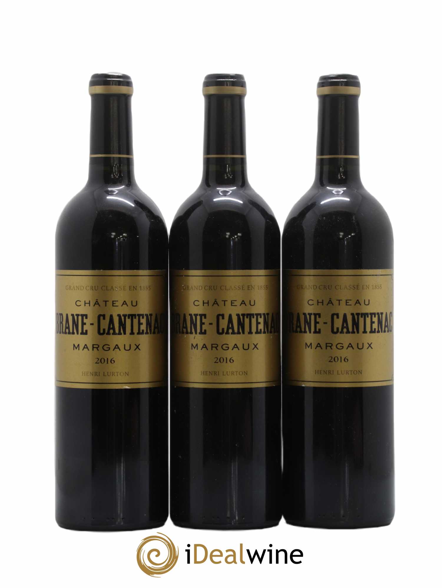 Château Brane Cantenac 2ème Grand Cru Classé 2016 - Lot de 3 bouteilles - 0