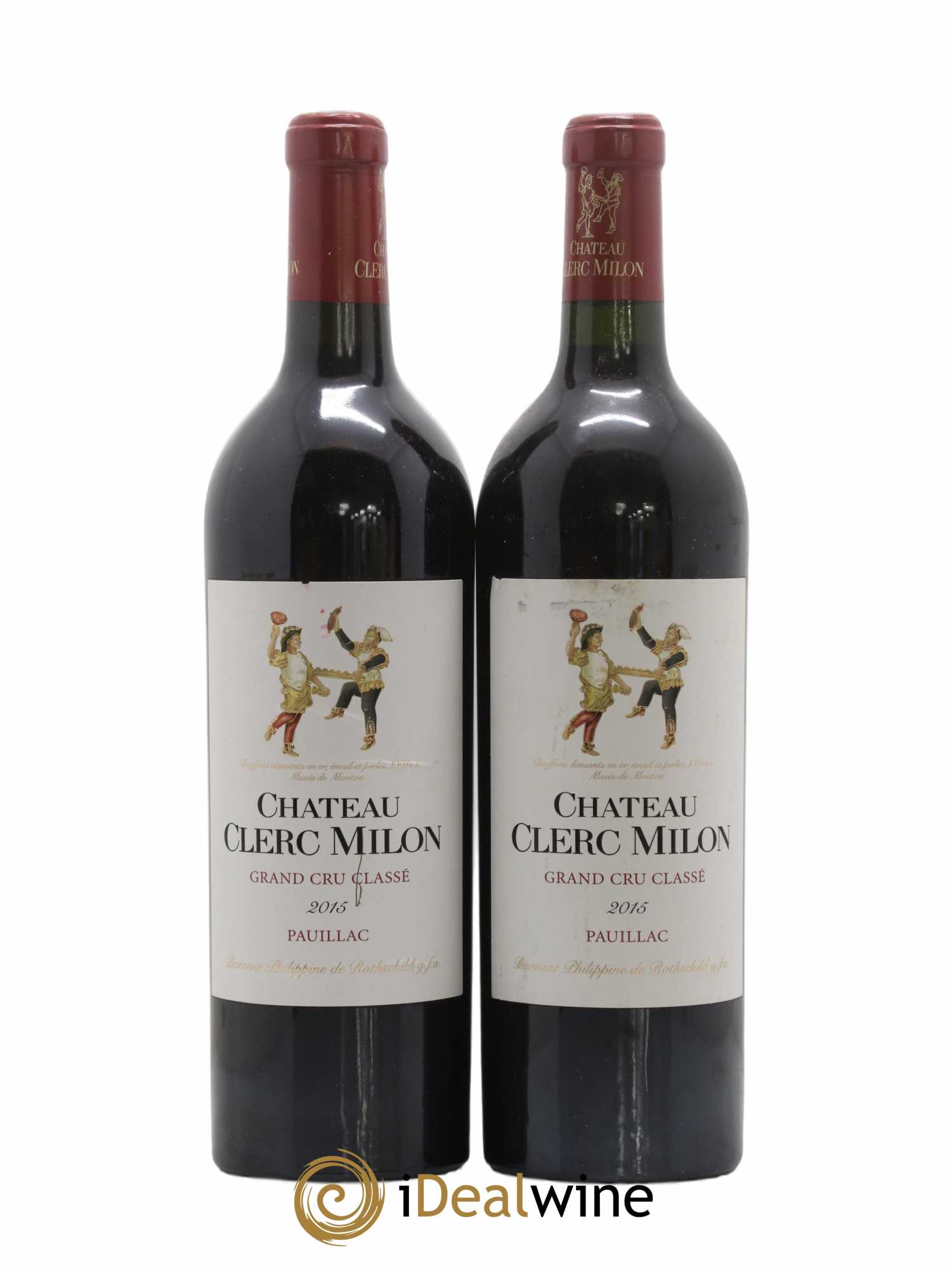 Château Clerc Milon 5ème Grand Cru Classé 2015 - Lot de 2 bouteilles - 0