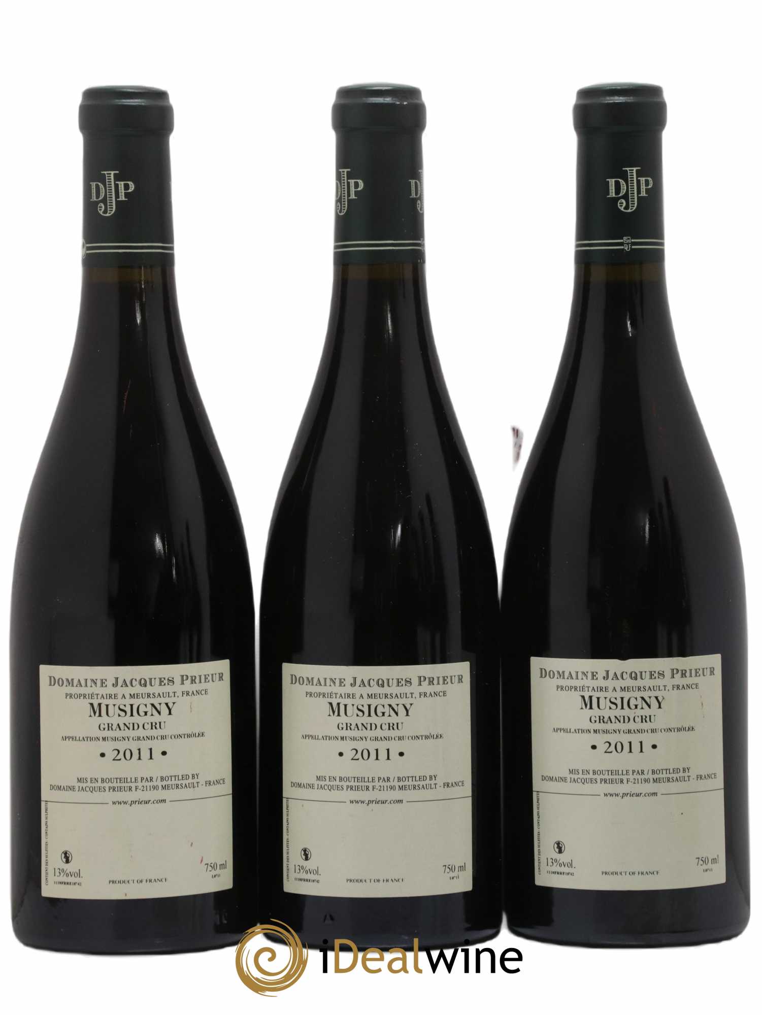 Musigny Grand Cru Jacques Prieur (Domaine) 2011 - Lot de 3 bouteilles - 1