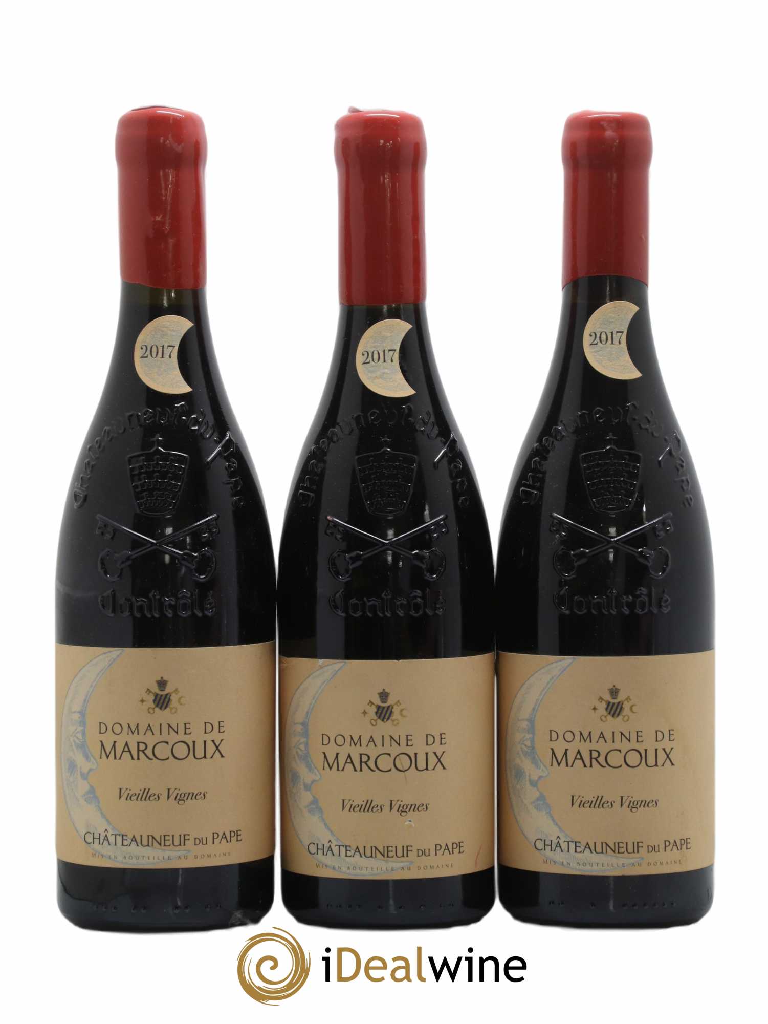 Châteauneuf-du-Pape Vieilles Vignes Marcoux (Domaine de) 2017 - Lot of 3 bottles - 0