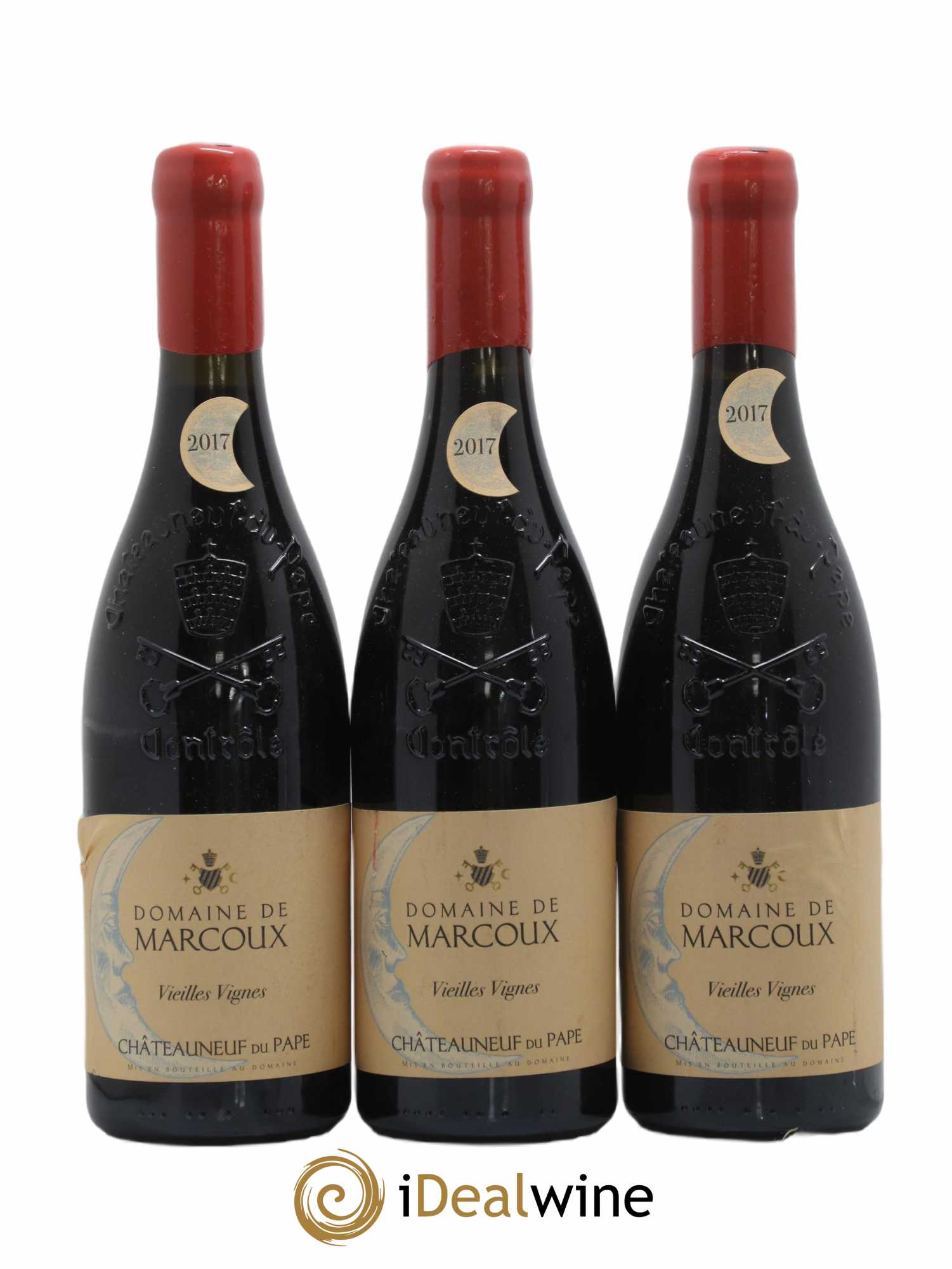 Châteauneuf-du-Pape Vieilles Vignes Marcoux (Domaine de) 2017 - Lot de 3 bouteilles - 0