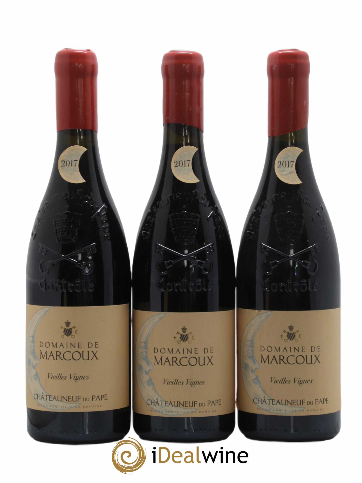 Châteauneuf-du-Pape Vieilles Vignes Marcoux (Domaine de) 2017 - Lot de 3 bouteilles - 0