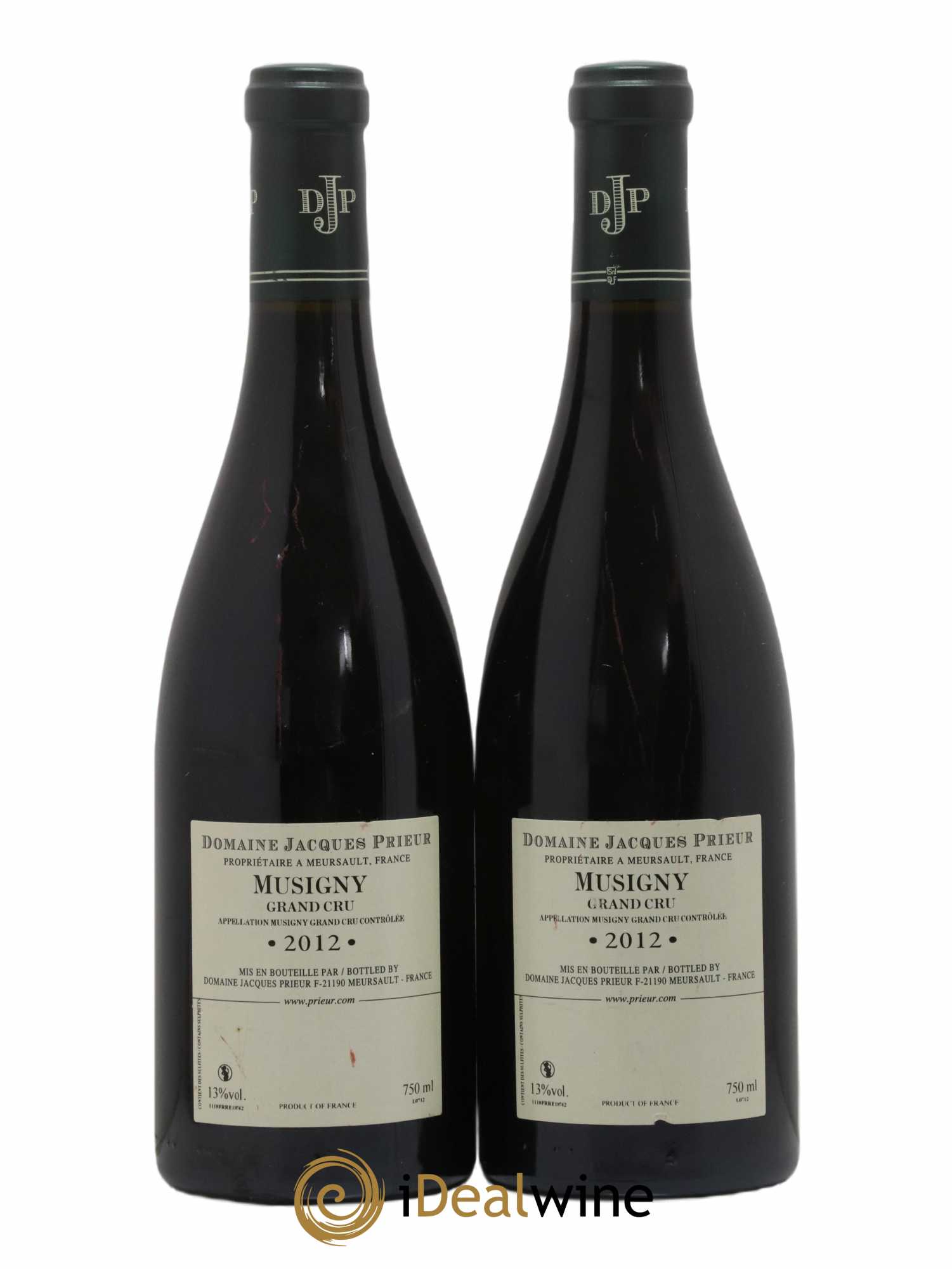 Musigny Grand Cru Jacques Prieur (Domaine) 2012 - Lot de 2 bouteilles - 1