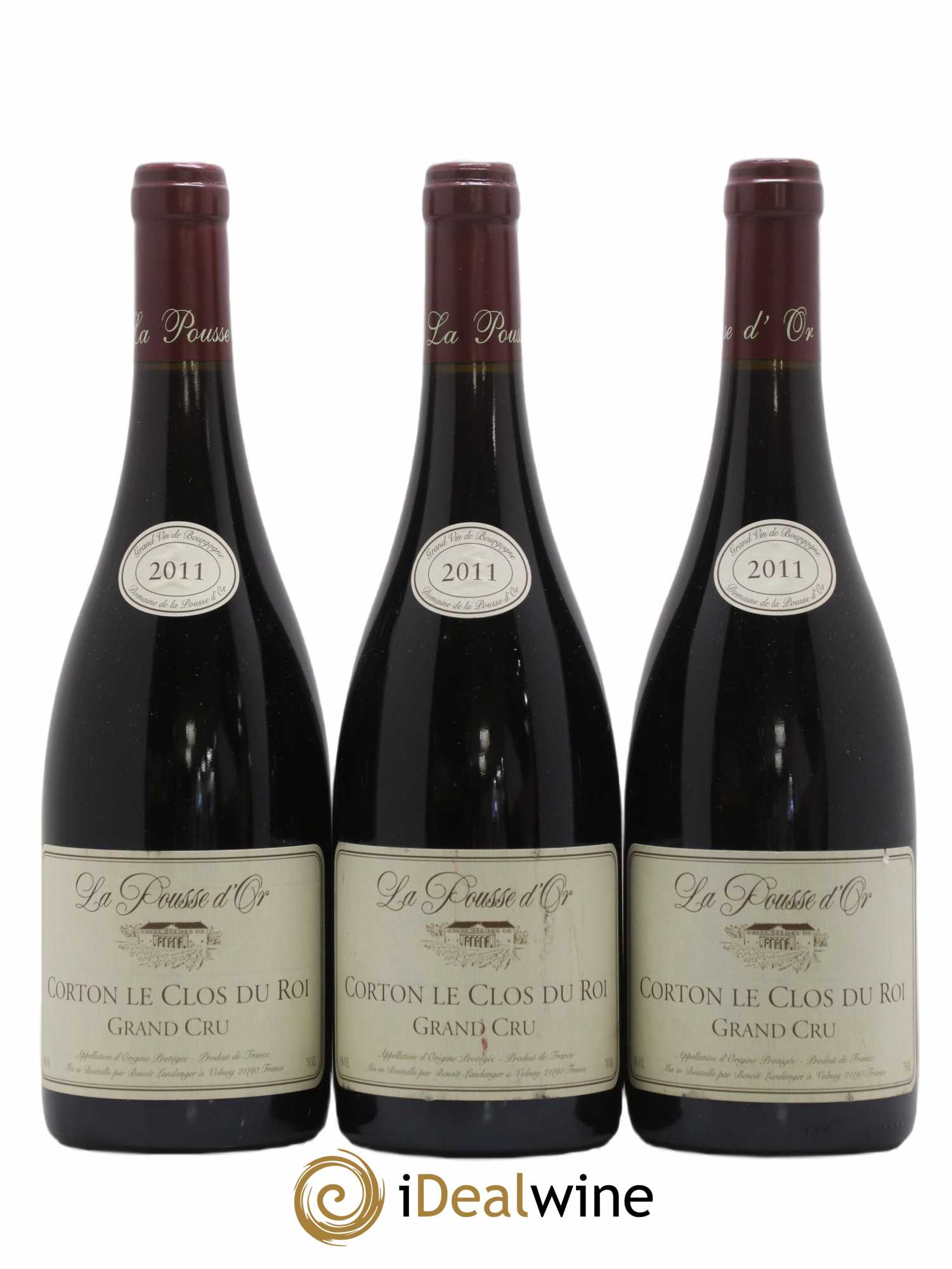 Corton Grand Cru Clos du Roi La Pousse d'Or (Domaine de) 2011 - Lot de 3 bouteilles - 0