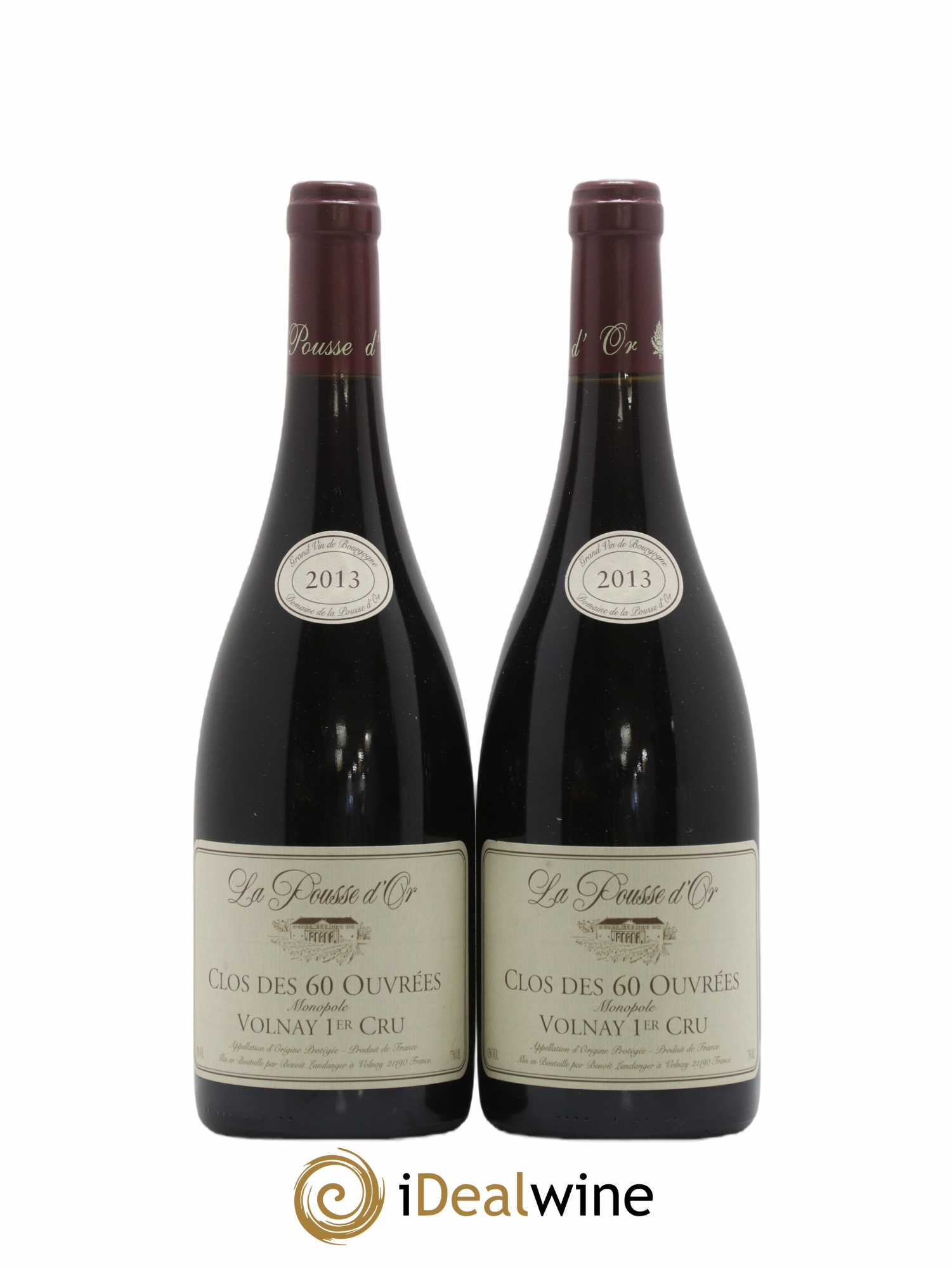 Volnay 1er Cru Clos des 60 ouvrées La Pousse d'Or (Domaine de) 2013 - Lot de 2 bouteilles - 0