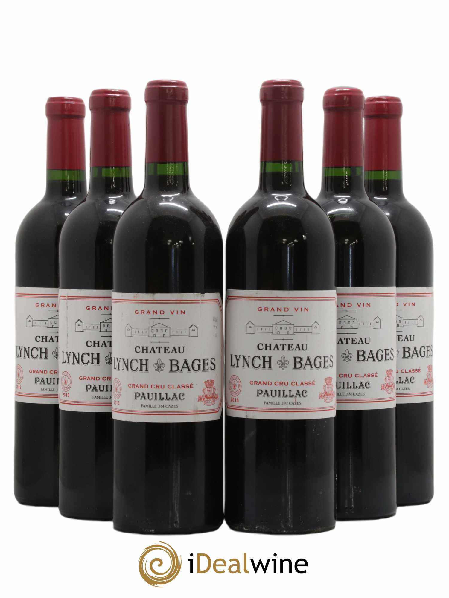 Château Lynch Bages 5ème Grand Cru Classé 2015 - Lot de 6 bouteilles - 0