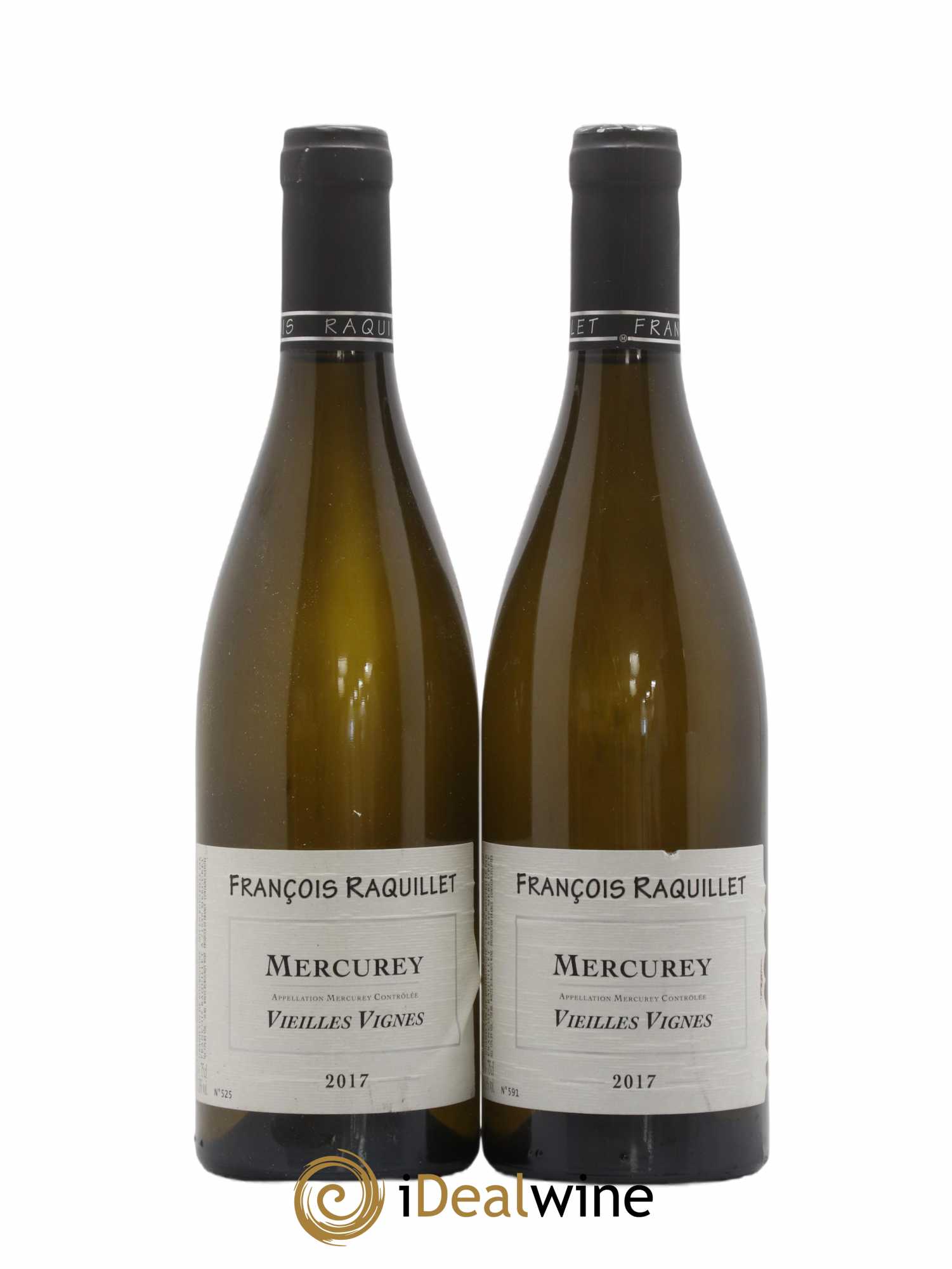 Mercurey Vieilles Vignes François Raquillet 2017 - Lot de 2 bouteilles - 0