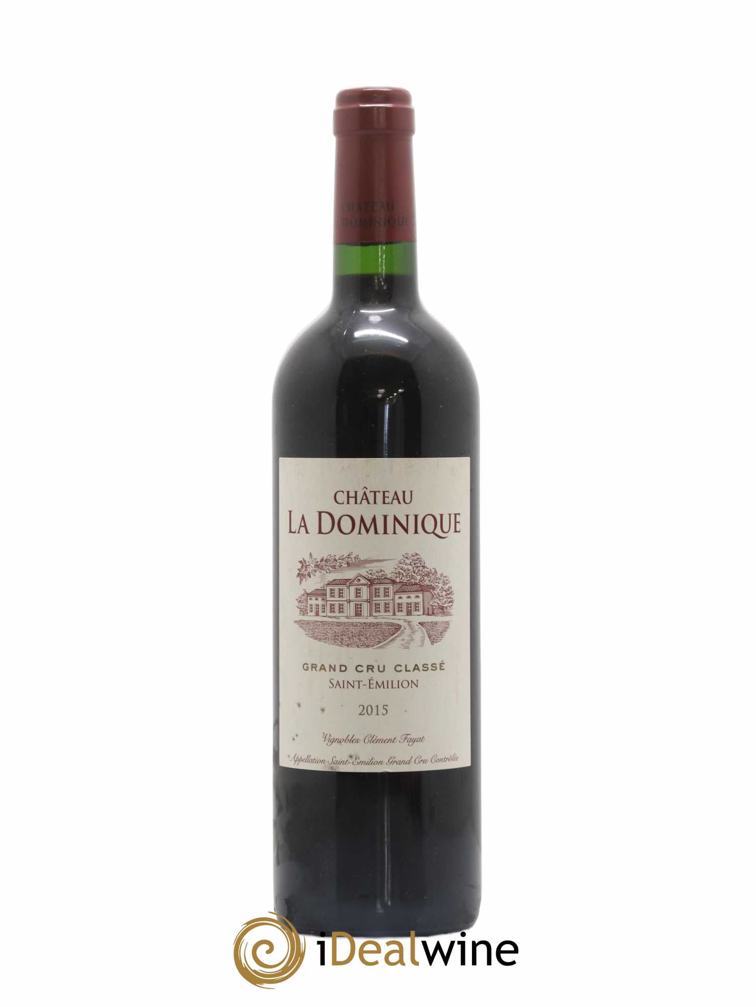Château la Dominique Grand Cru Classé 2015 - Lot de 1 bouteille - 0