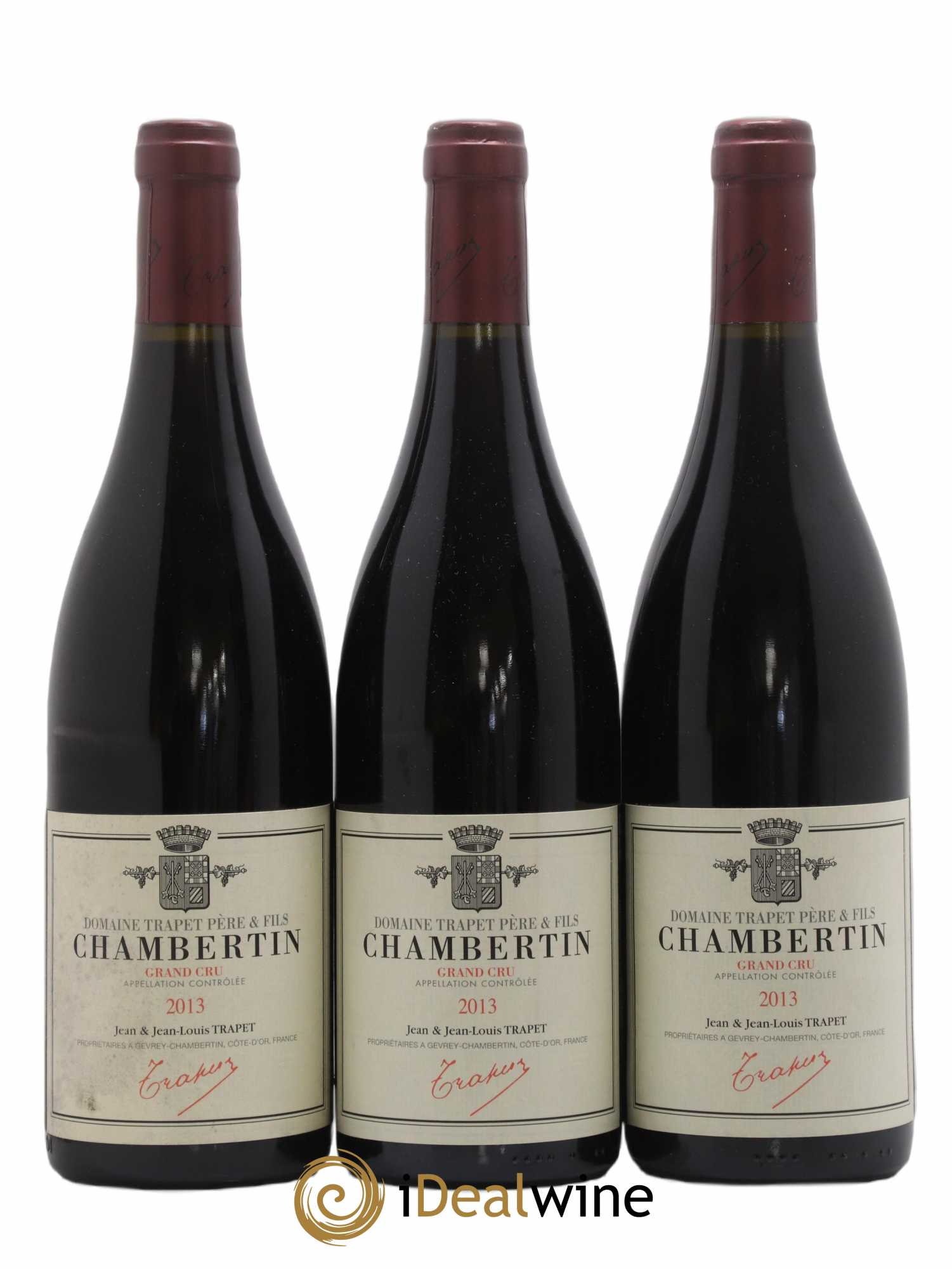Chambertin Grand Cru Domaine Trapet 2013 - Lot de 3 bouteilles - 0