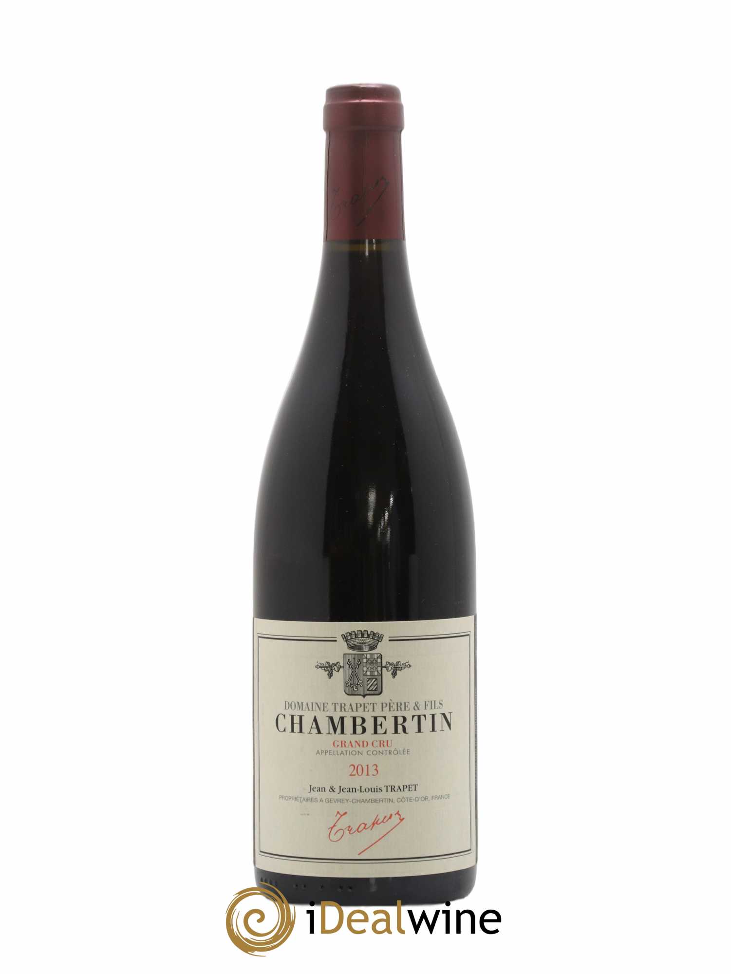 Chambertin Grand Cru Domaine Trapet 2013 - Lot de 1 bouteille - 0