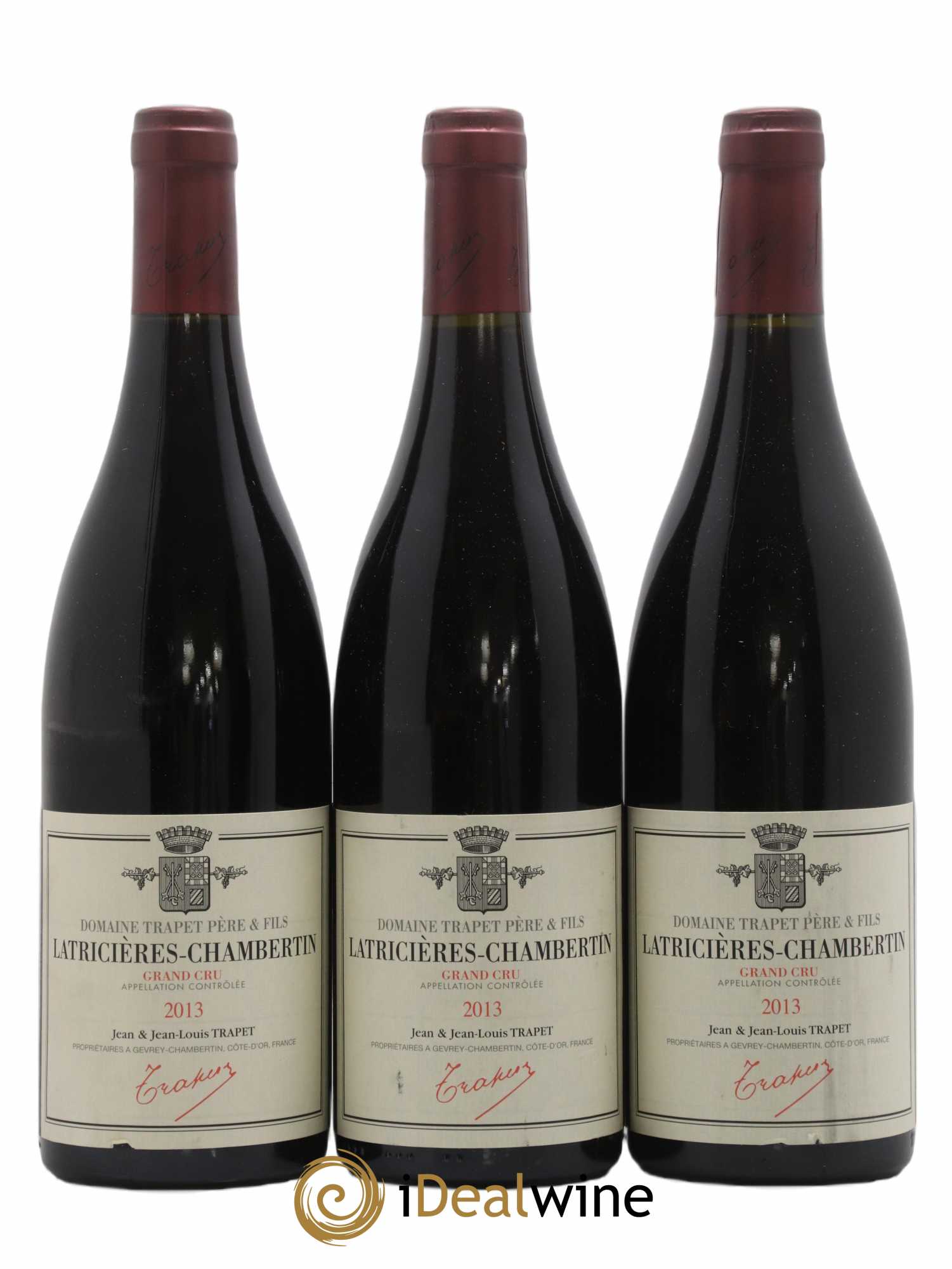 Latricières-Chambertin Grand Cru Domaine Trapet 2013 - Lot de 3 bouteilles - 0