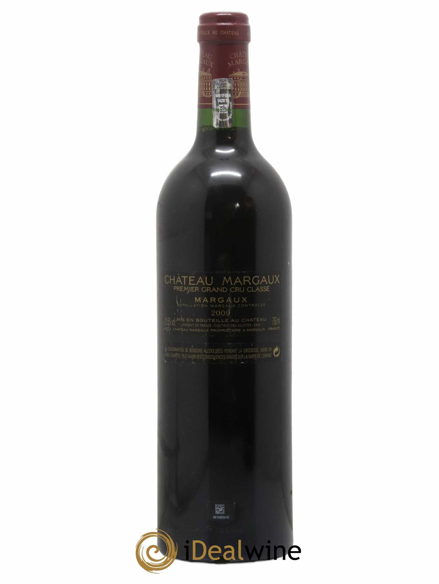 Château Margaux 1er Grand Cru Classé 2009 - Lot de 1 bouteille - 1