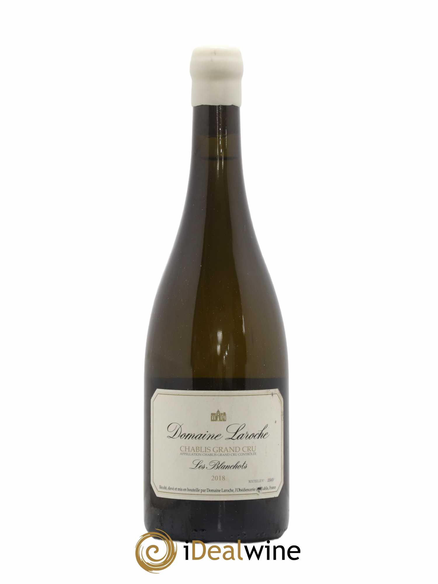Chablis Grand Cru Les Blanchots Domaine Laroche 2018 - Lot de 1 bouteille - 0