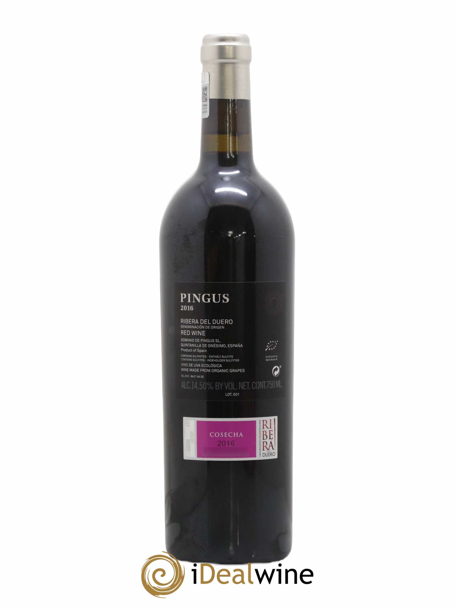 Ribera Del Duero Pingus Dominio de Pingus - Peter Sisseck 2016 - Posten von 1 Flasche - 1