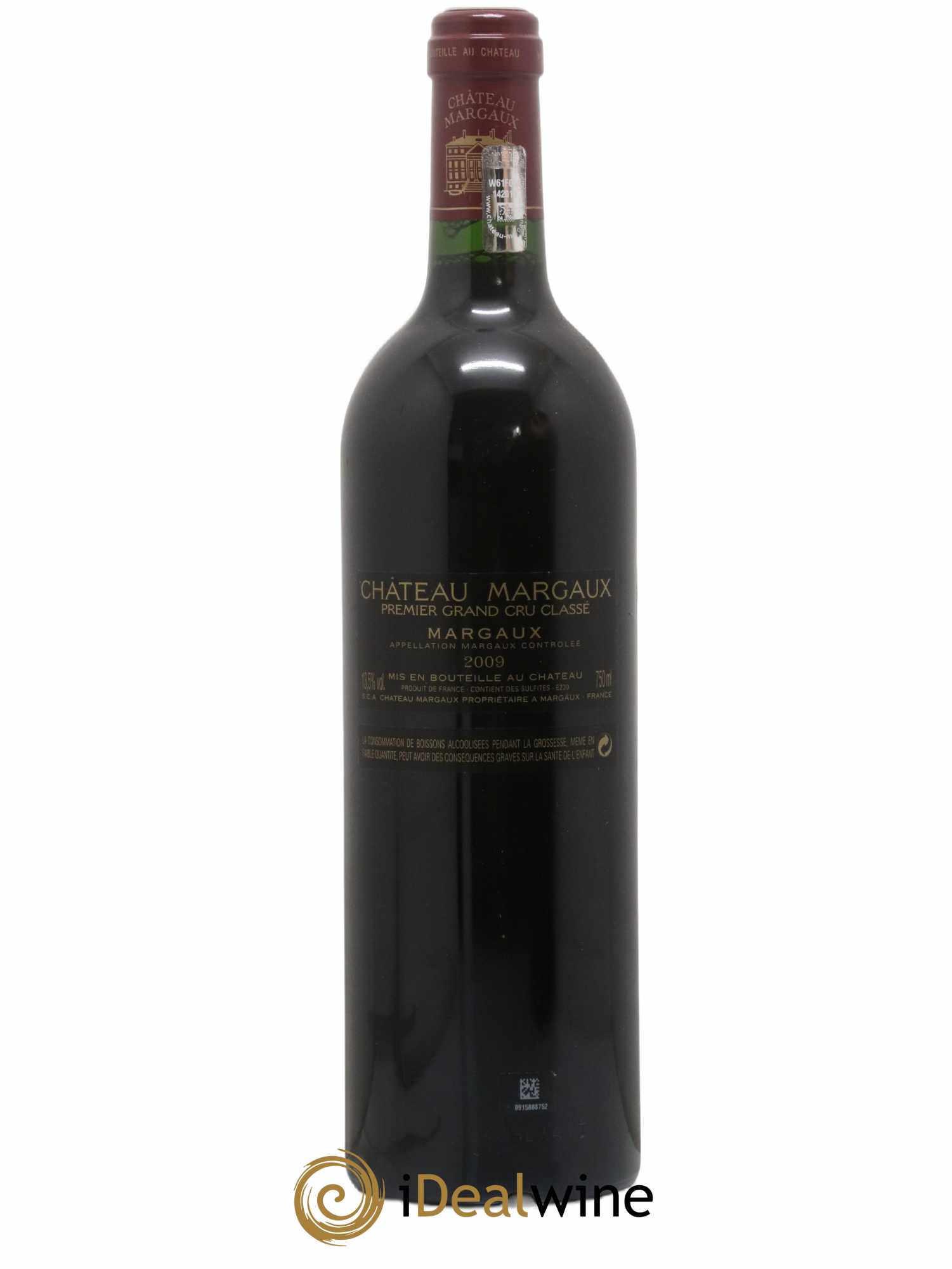 Château Margaux 1er Grand Cru Classé 2009 - Lot de 1 bouteille - 1