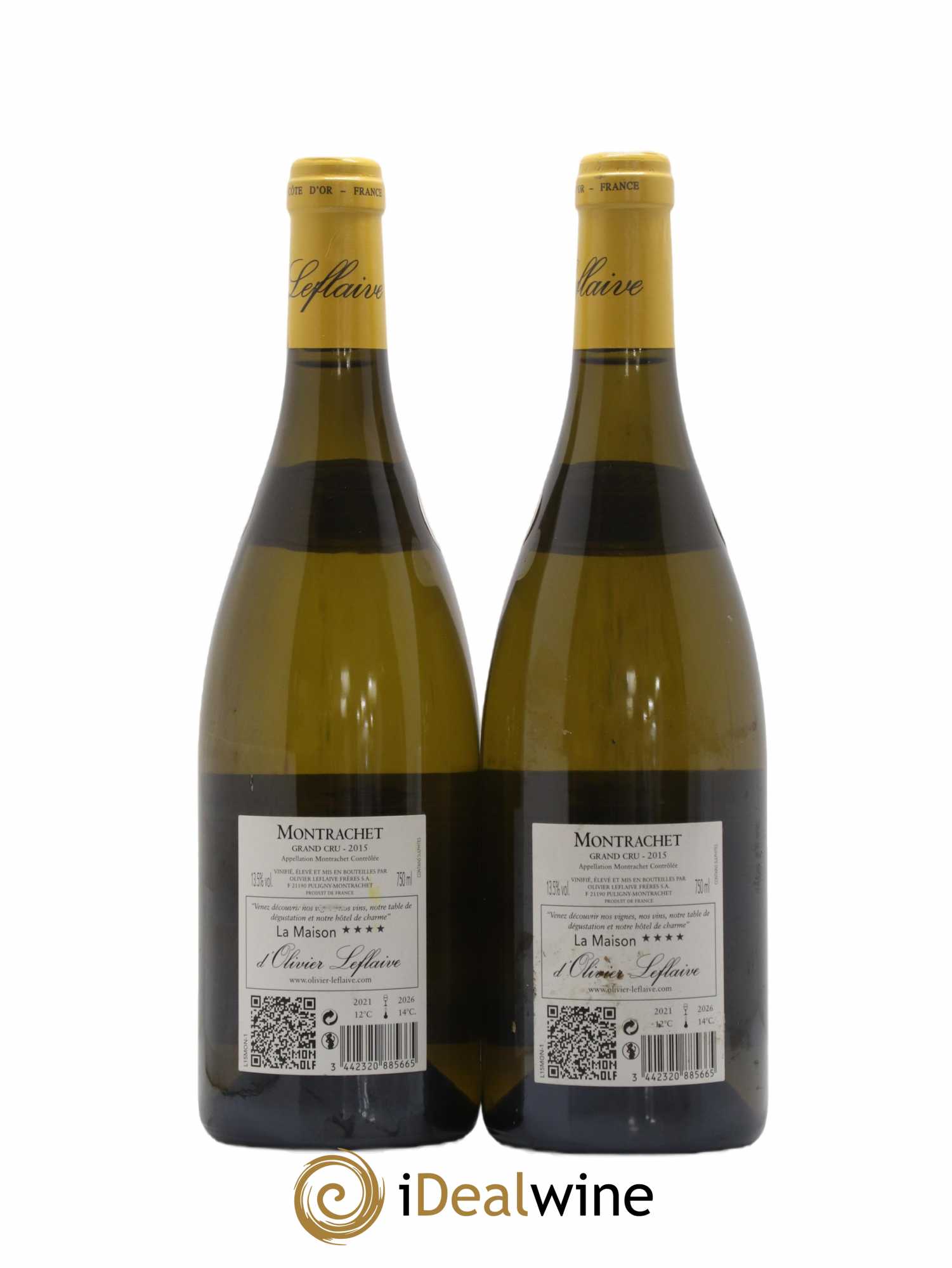 Montrachet Grand Cru Olivier Leflaive 2015 - Lot de 2 bouteilles - 1