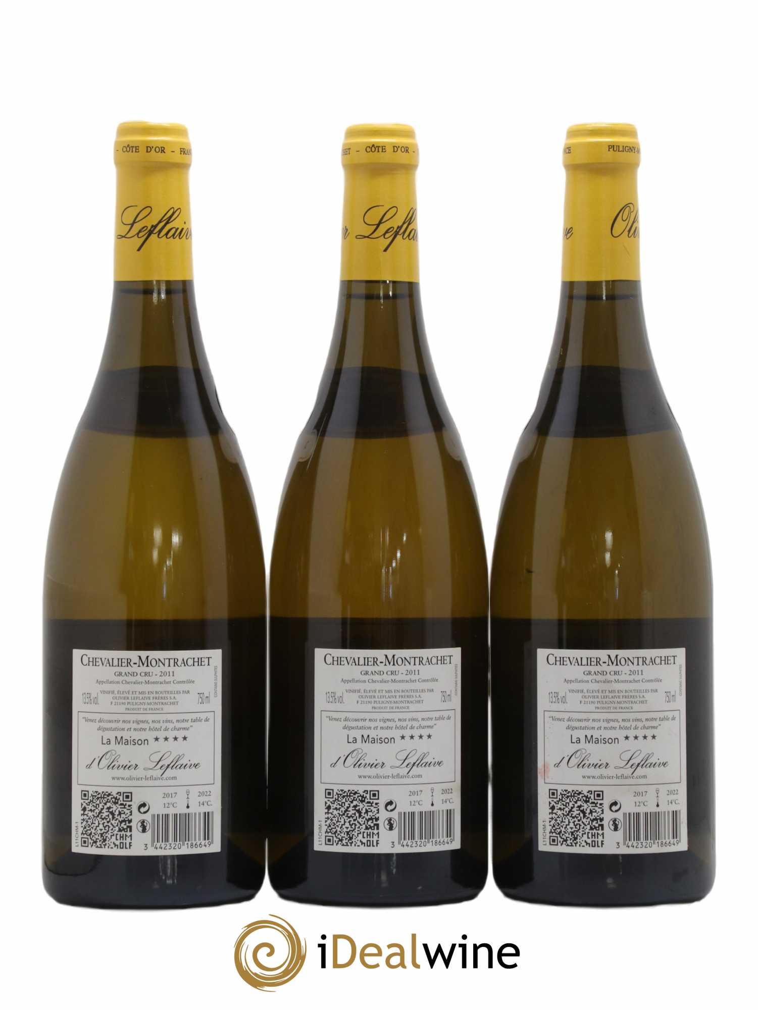Chevalier-Montrachet Grand Cru Domaine Olivier Leflaive 2011 - Lot de 3 bouteilles - 1