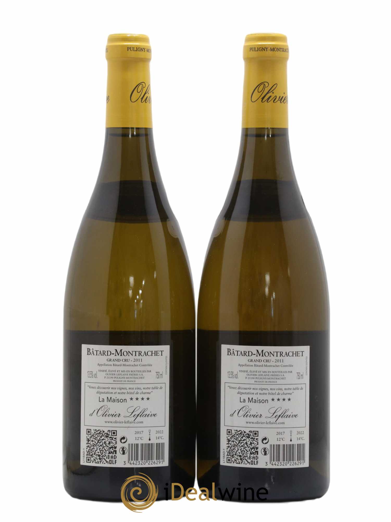 Bâtard-Montrachet Grand Cru Olivier Leflaive 2011 - Posten von 2 Flaschen - 1