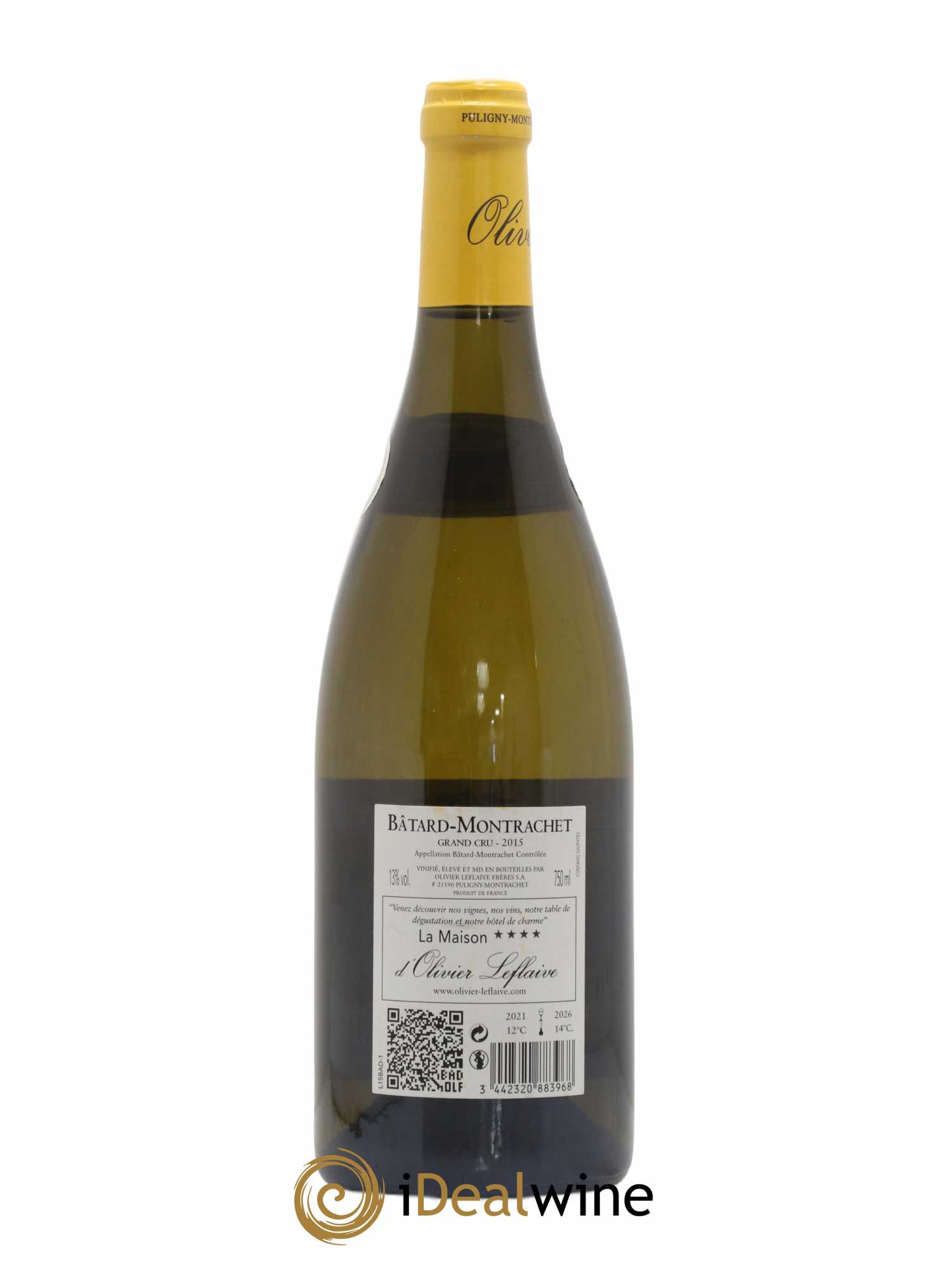 Bâtard-Montrachet Grand Cru Olivier Leflaive 2015 - Lot de 1 bouteille - 1
