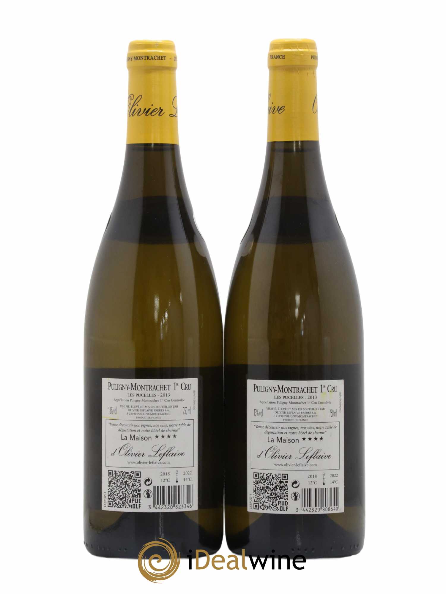 Puligny-Montrachet 1er Cru Les Pucelles Domaine Olivier Leflaive 2013 - Lot de 2 bouteilles - 1