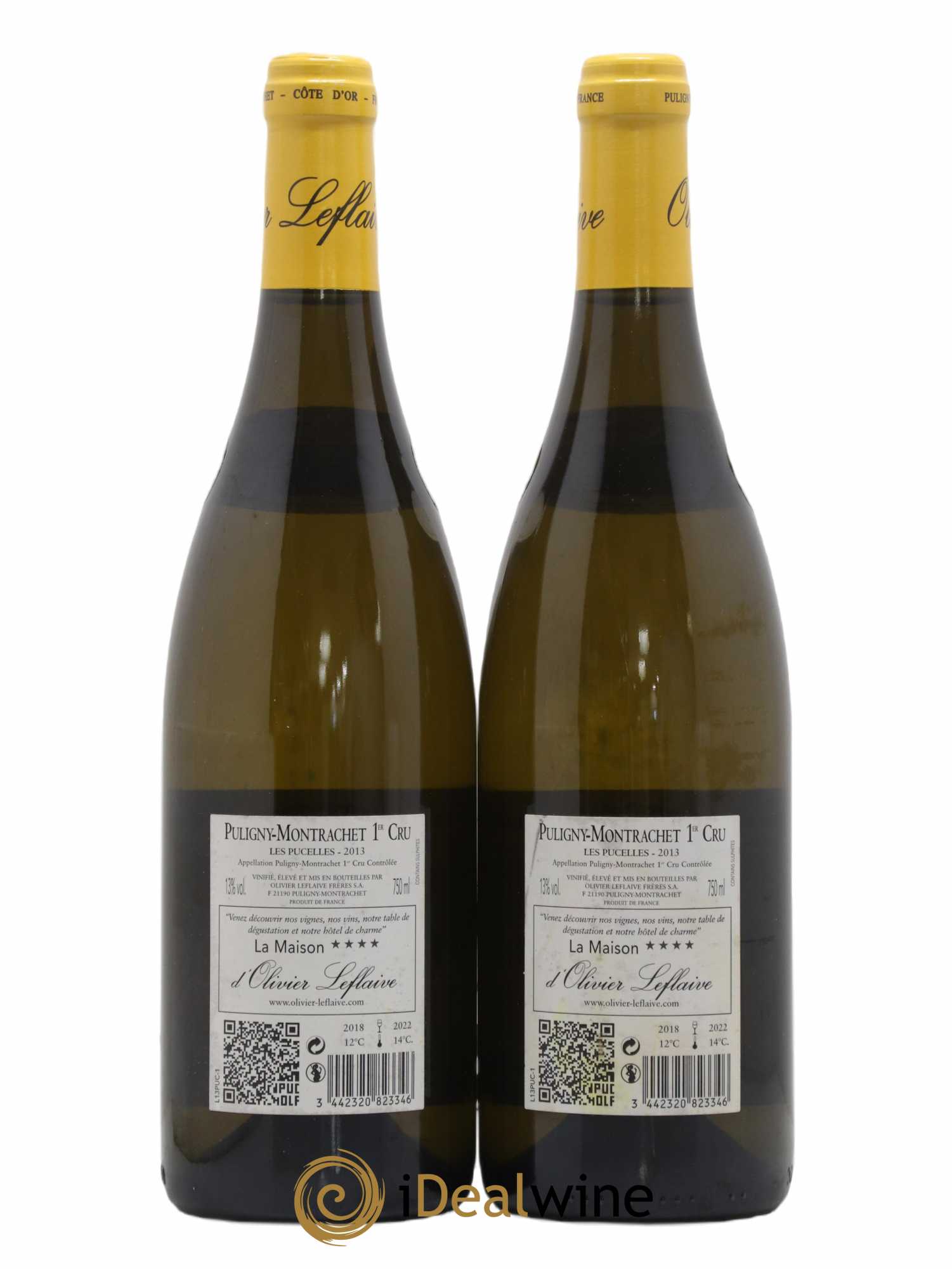 Puligny-Montrachet 1er Cru Les Pucelles Domaine Olivier Leflaive 2013 - Lot de 2 bouteilles - 1