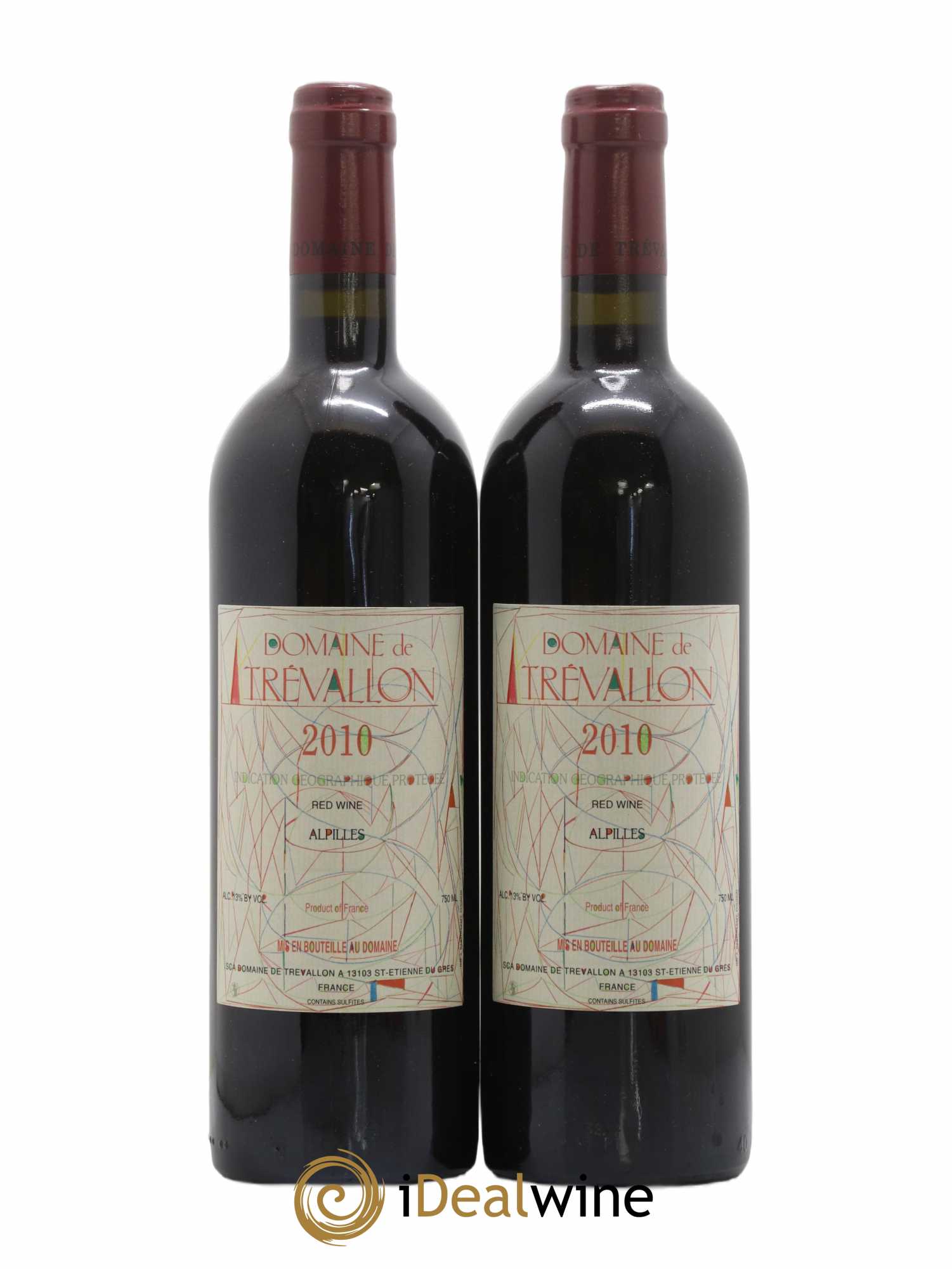 Alpilles Trévallon (Domaine de) Eloi Dürrbach 2010 - Lot de 2 bouteilles - 0