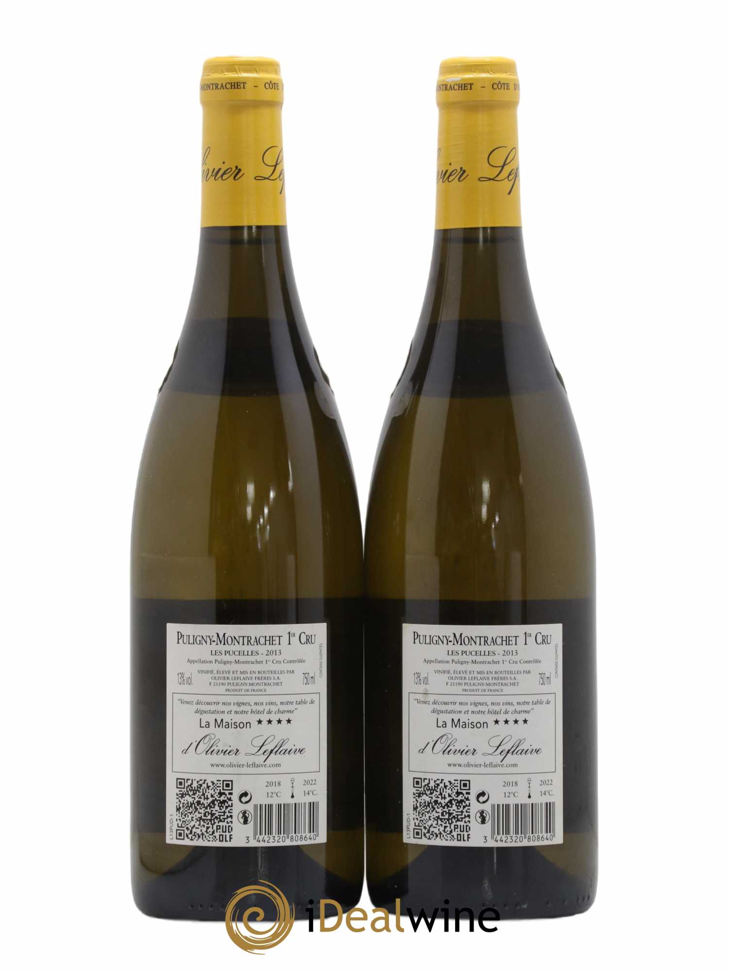 Puligny-Montrachet 1er Cru Les Pucelles Domaine Olivier Leflaive 2013 - Lot de 2 bouteilles - 1