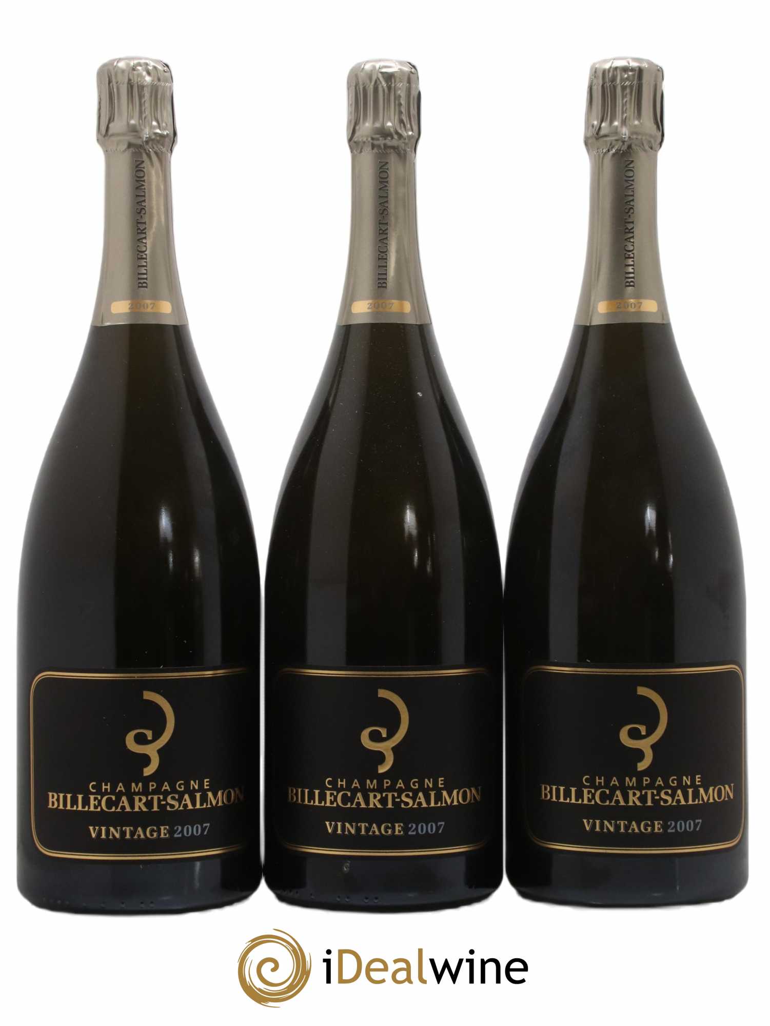 Vintage Billecart-Salmon 2007 - Lot de 3 magnums - 0