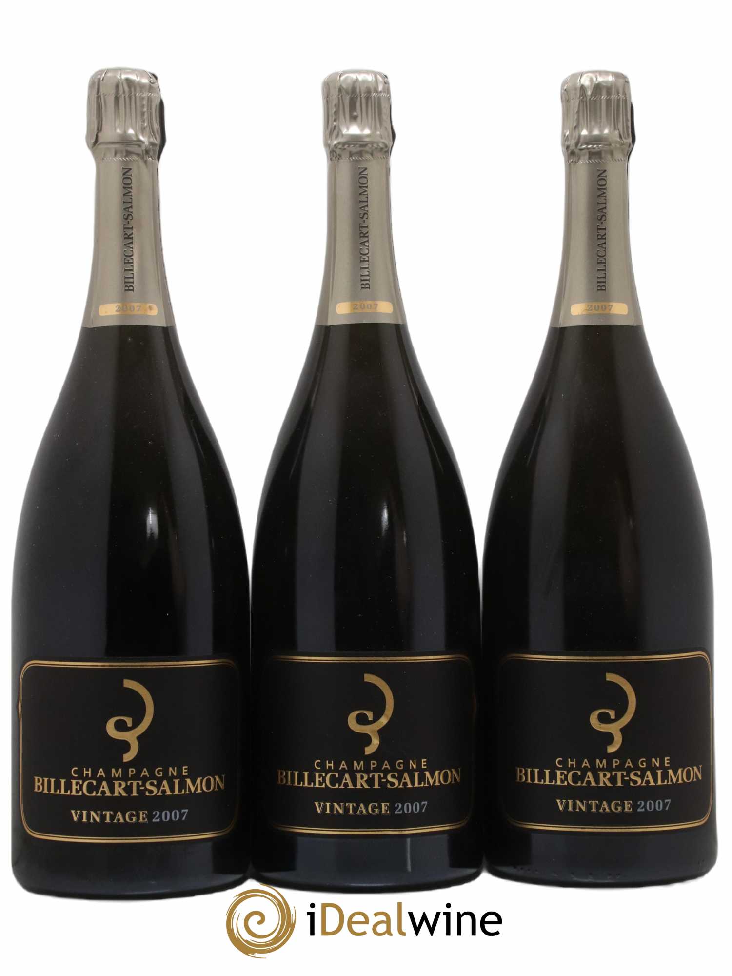 Vintage Billecart-Salmon 2007 - Lot de 3 magnums - 0
