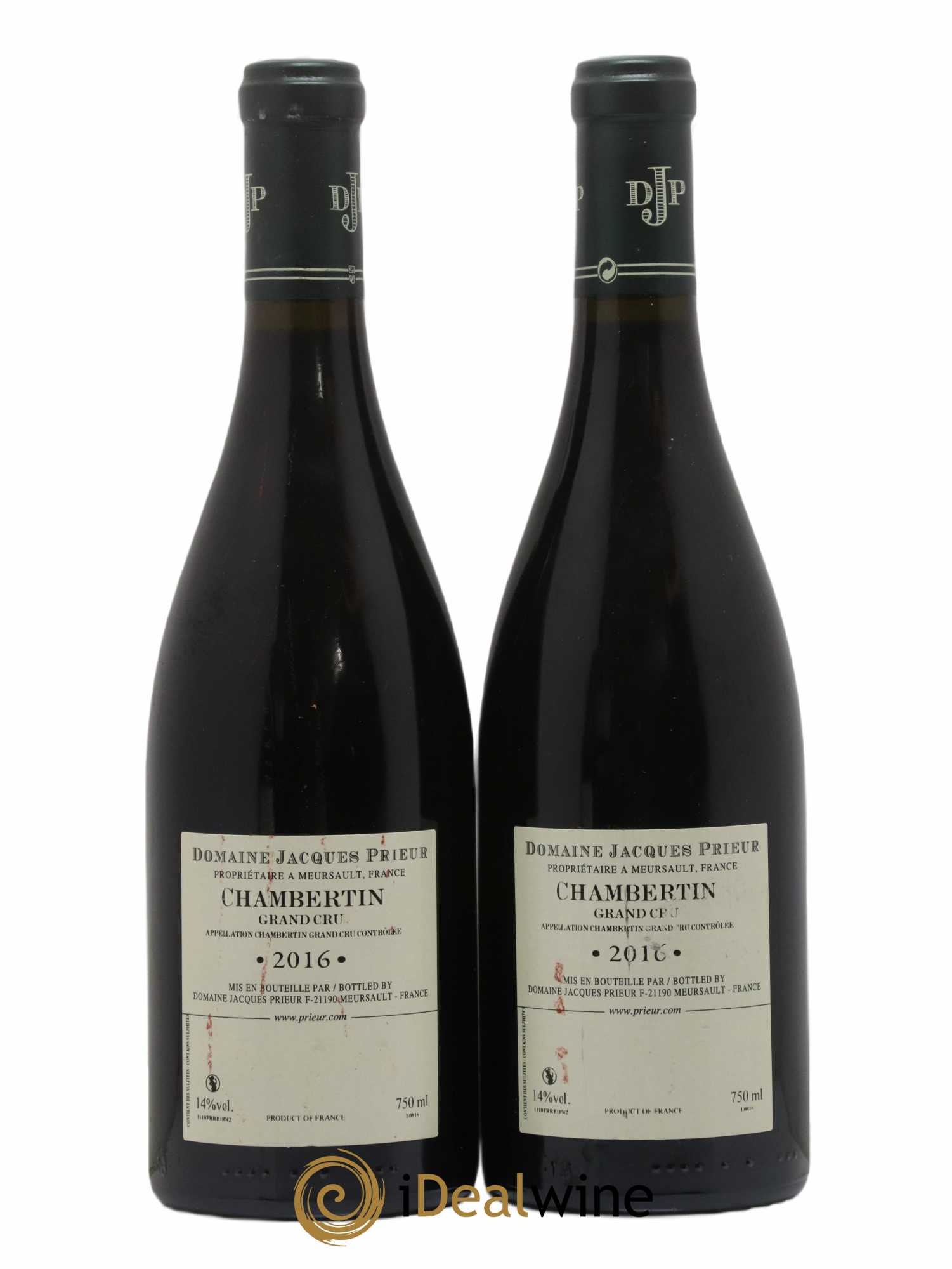 Chambertin Grand Cru Jacques Prieur (Domaine) 2016 - Lot de 2 bouteilles - 1