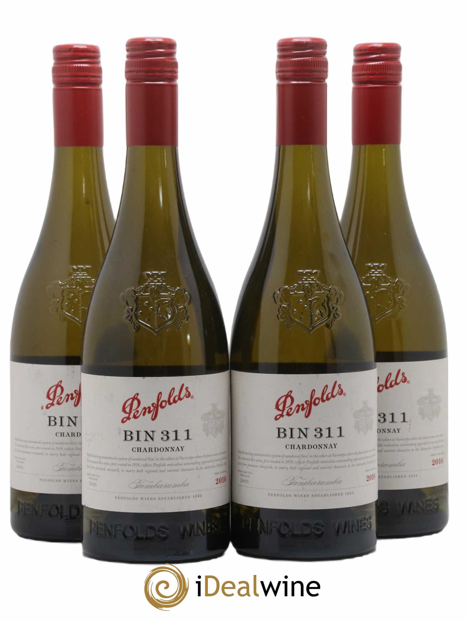 Australie Penfolds Wines Bin 311 Chardonnay 2016 - Lot de 4 bouteilles - 0