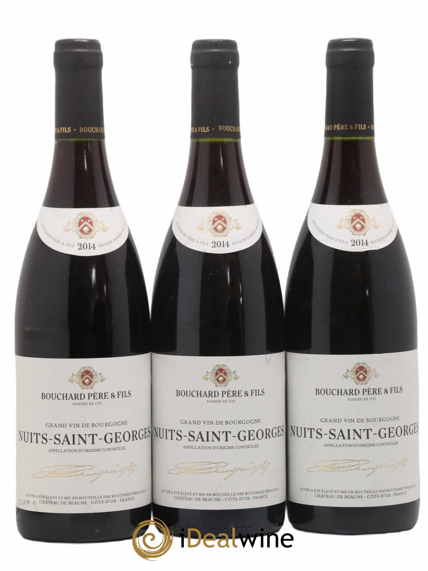 Nuits-Saint-Georges Bouchard Pere Et Fils 2014 - Lot de 3 bouteilles - 0