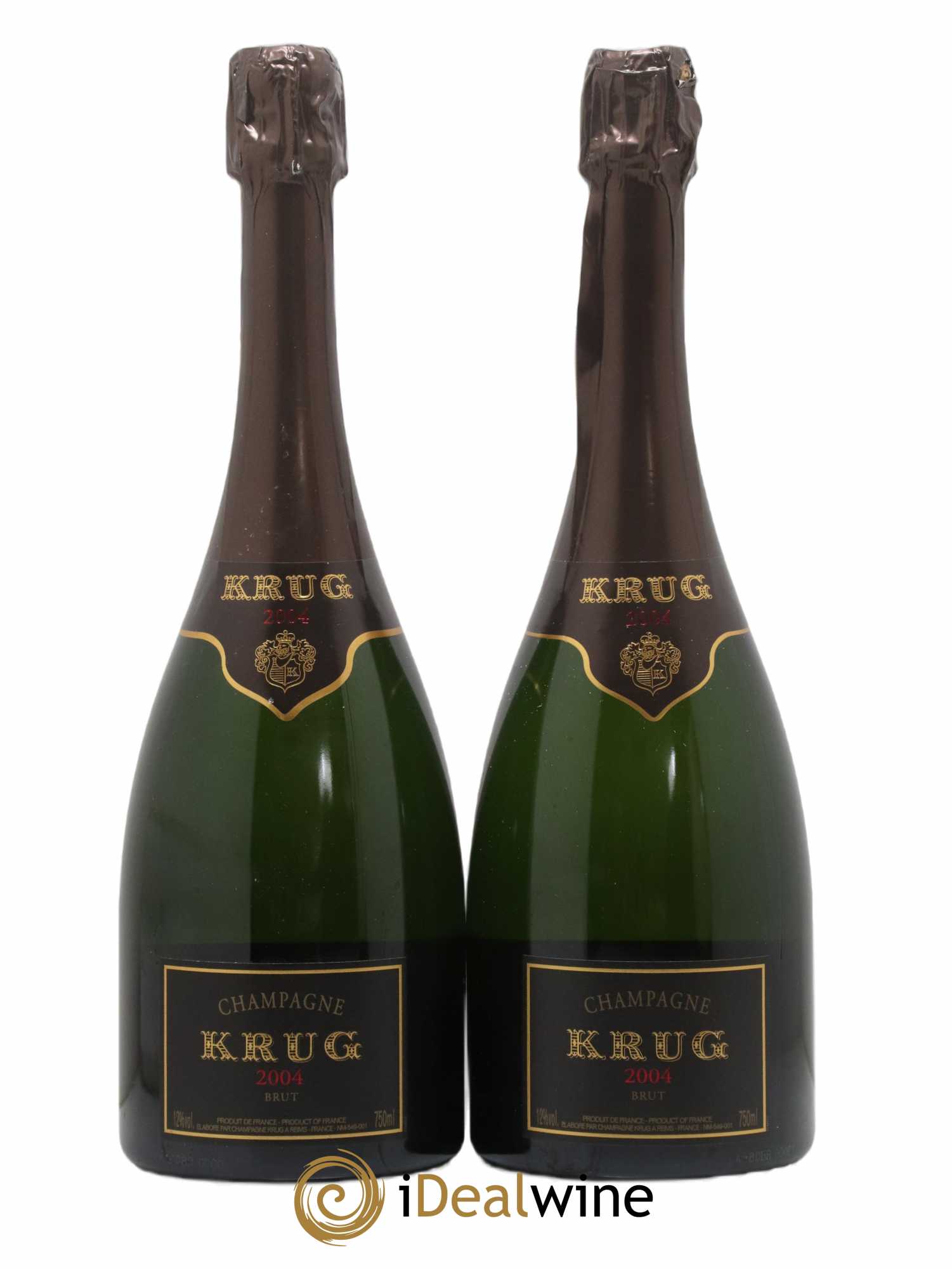 Vintage Krug 2004 - Lot de 2 bouteilles - 0