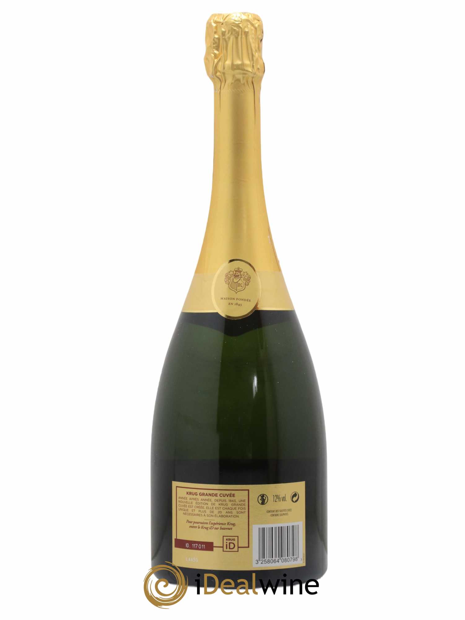 Grande Cuvée - 166ème édition Krug - Lot de 1 bouteille - 1