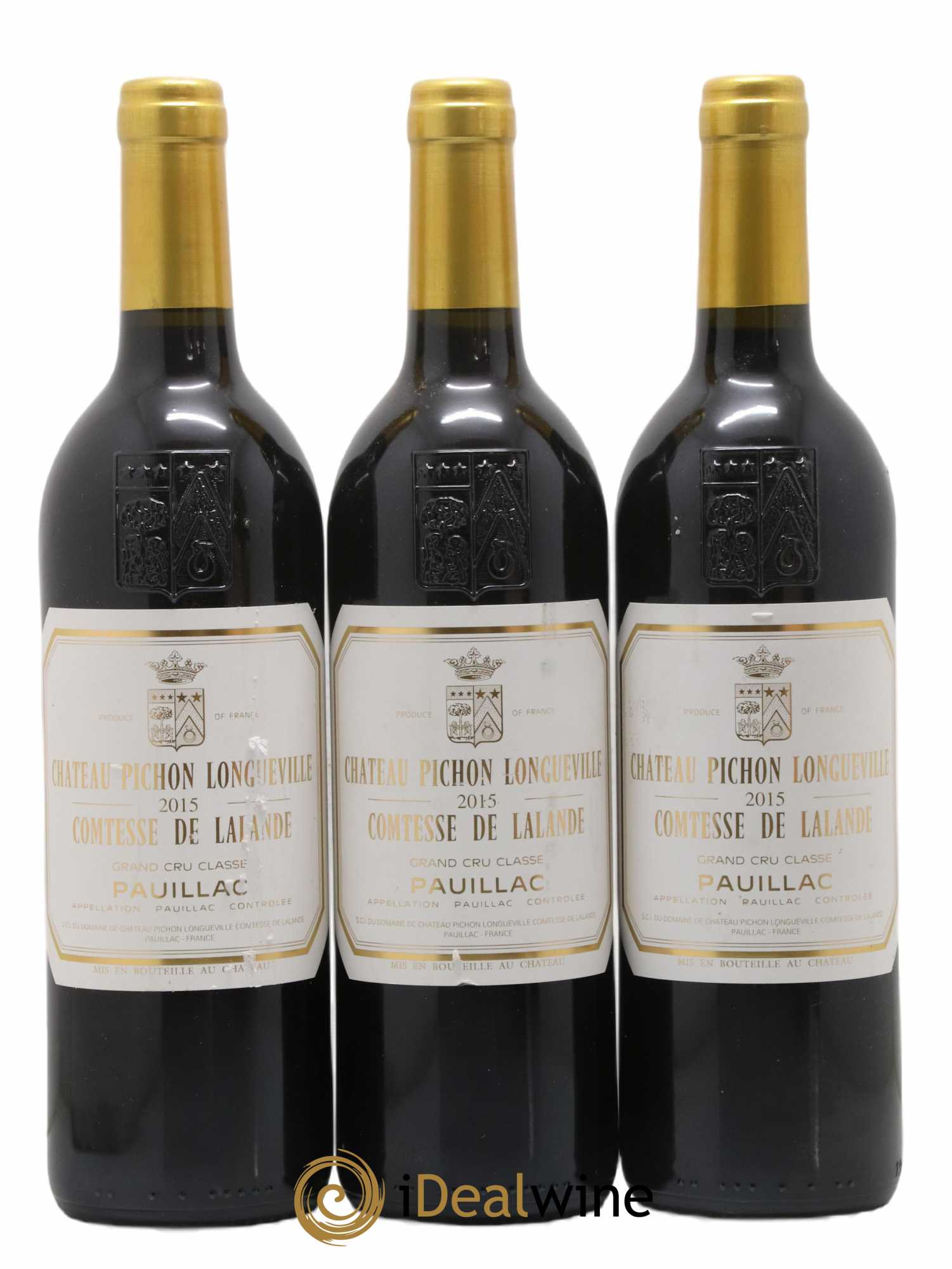 Château Pichon Longueville Comtesse de Lalande 2ème Grand Cru Classé 2015 - Lot de 3 bouteilles - 0