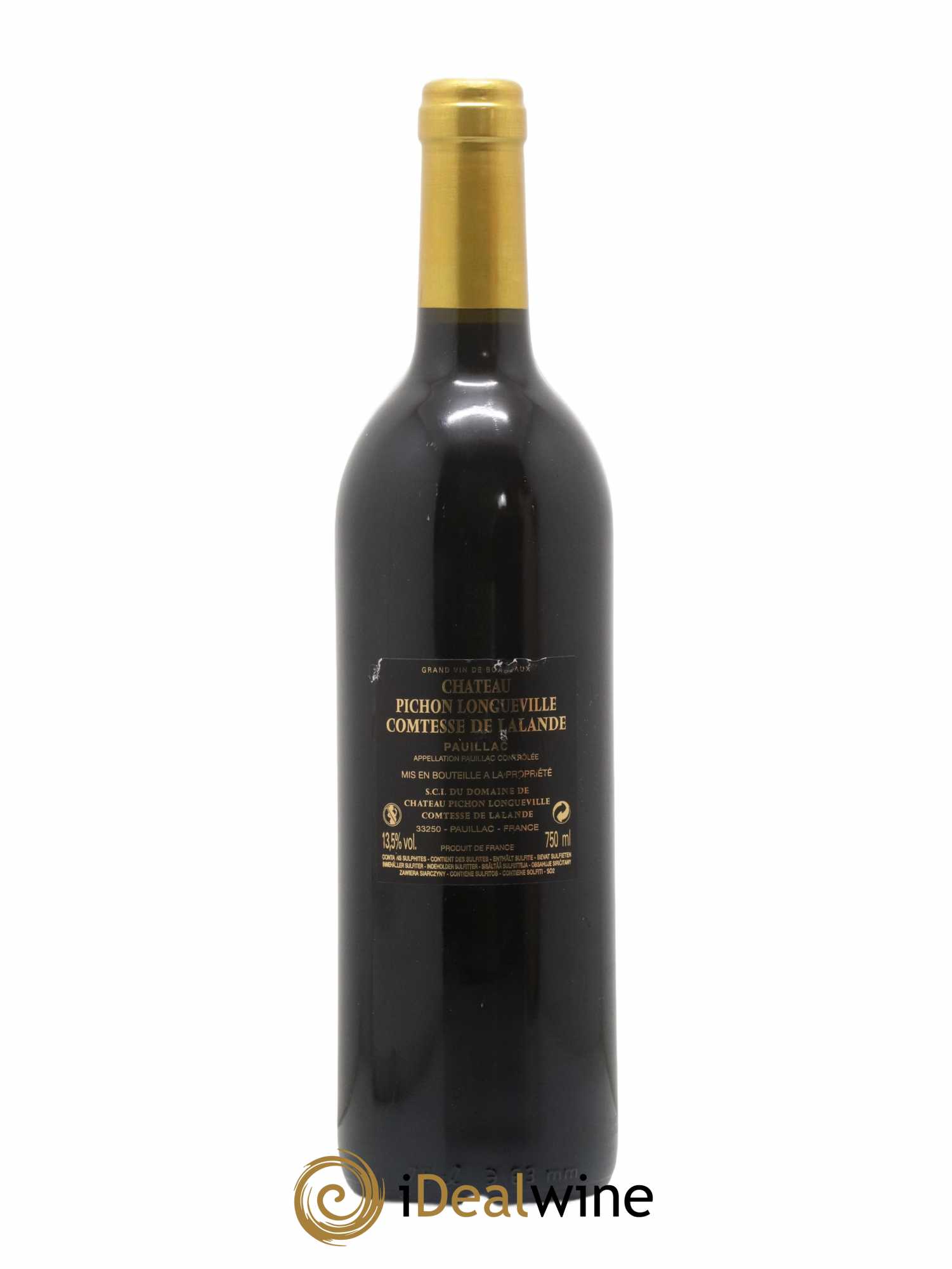 Château Pichon Longueville Comtesse de Lalande 2ème Grand Cru Classé 2015 - Lot de 1 bouteille - 1