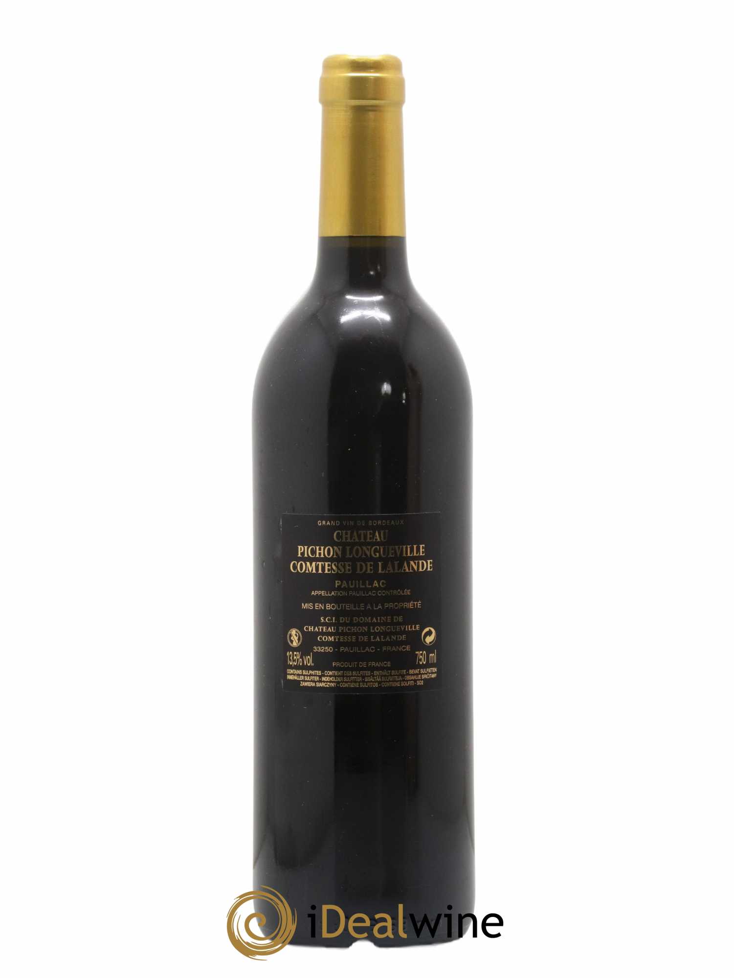 Château Pichon Longueville Comtesse de Lalande 2ème Grand Cru Classé 2015 - Lot de 1 bouteille - 1
