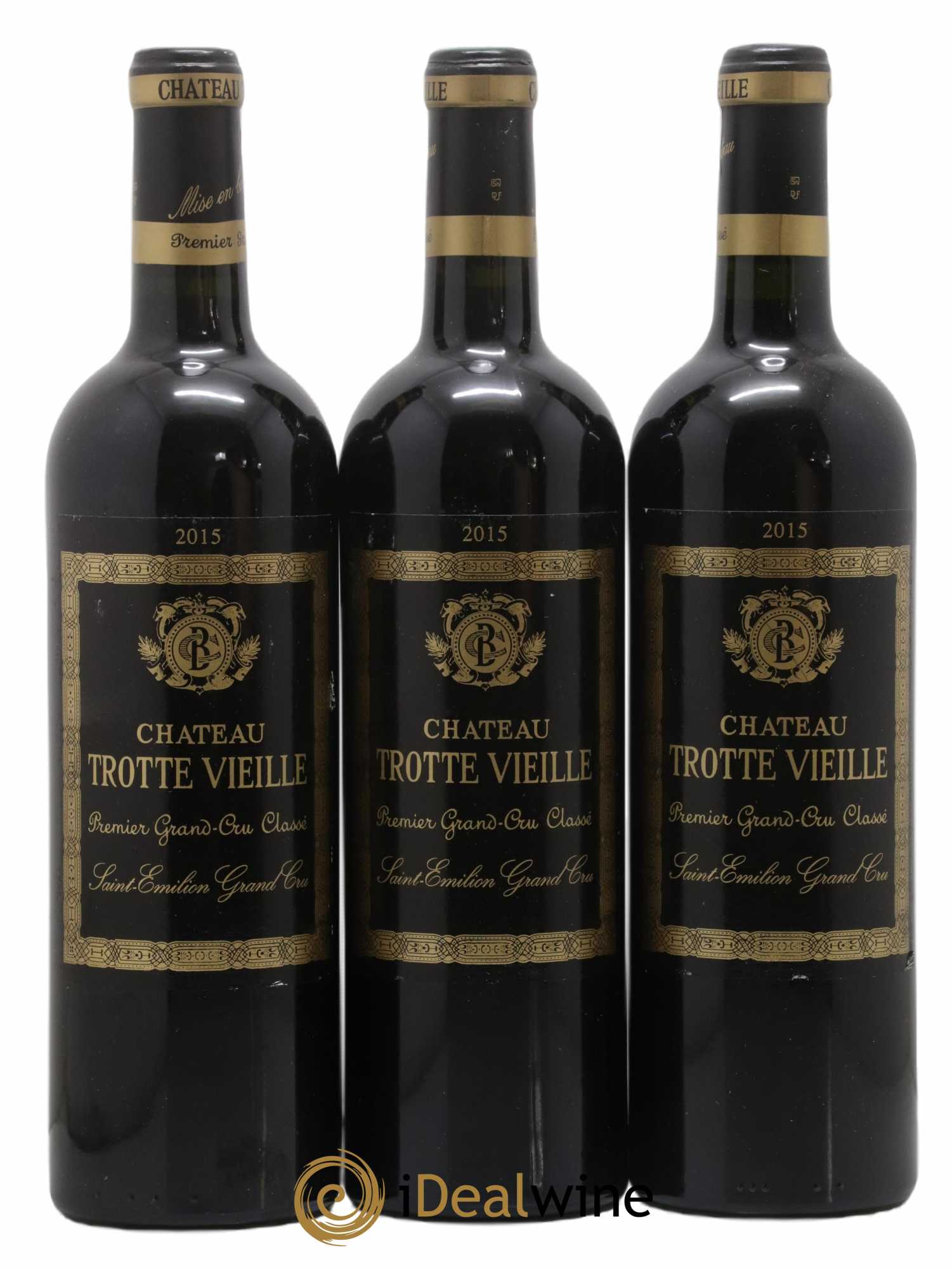 Château Trotte Vieille 1er Grand Cru Classé B 2015 - Lot de 3 bouteilles - 0