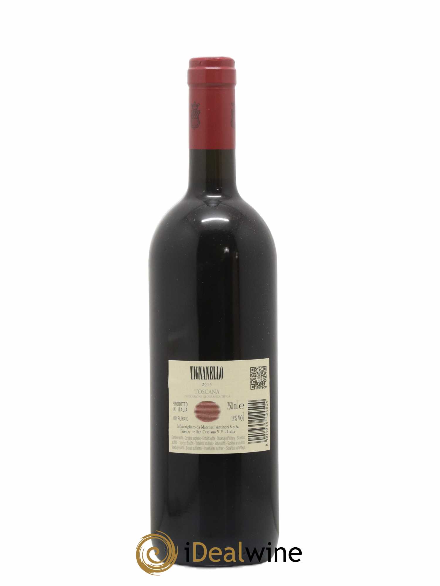 Toscana IGT Tignanello Tenuta Tignanello - Marchesi Antinori 2015 - Lot de 1 bouteille - 1