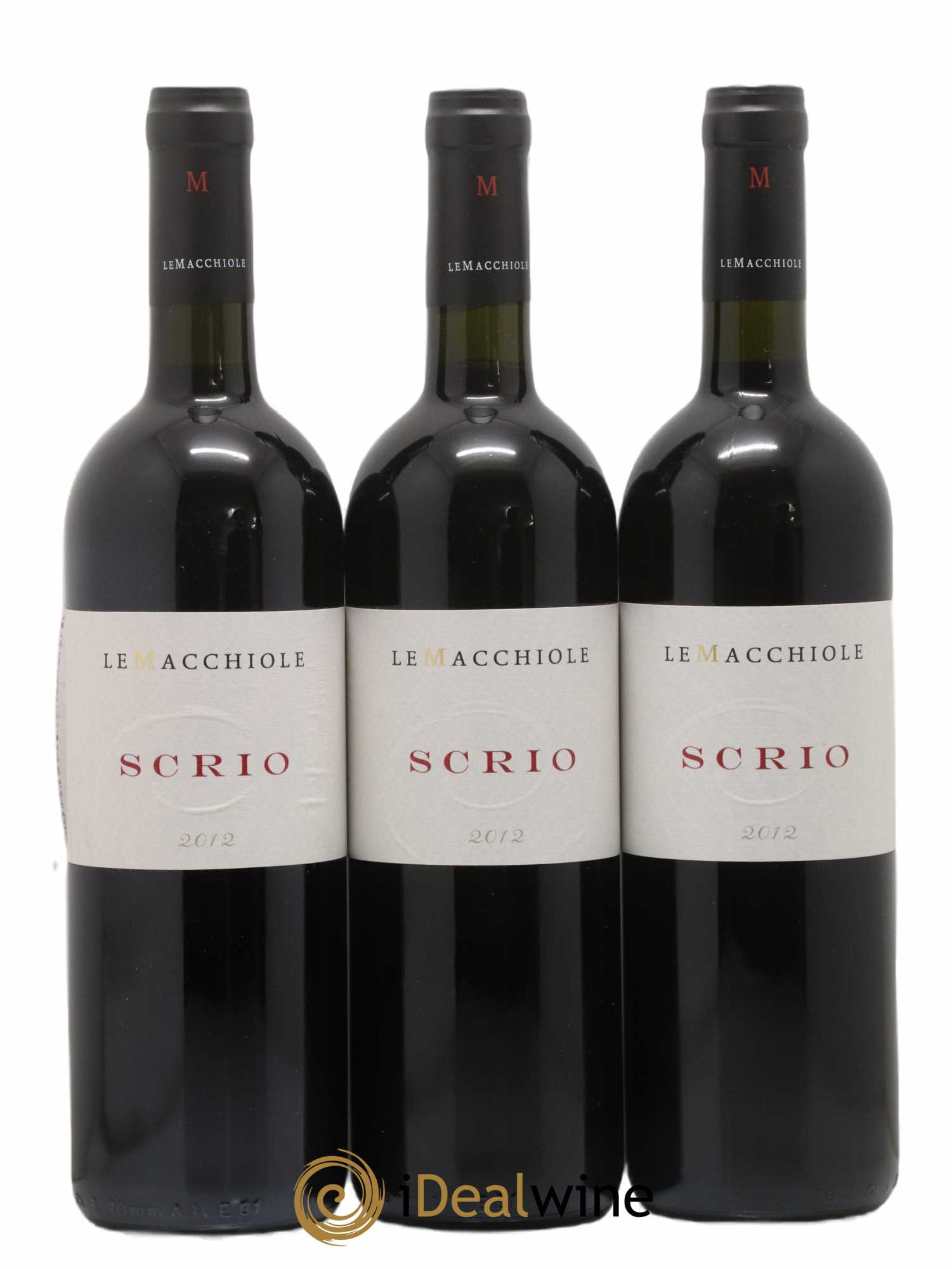 Toscana IGT Le Macchiole Scrio Le Macchiole 2012 - Lot de 3 bouteilles - 0