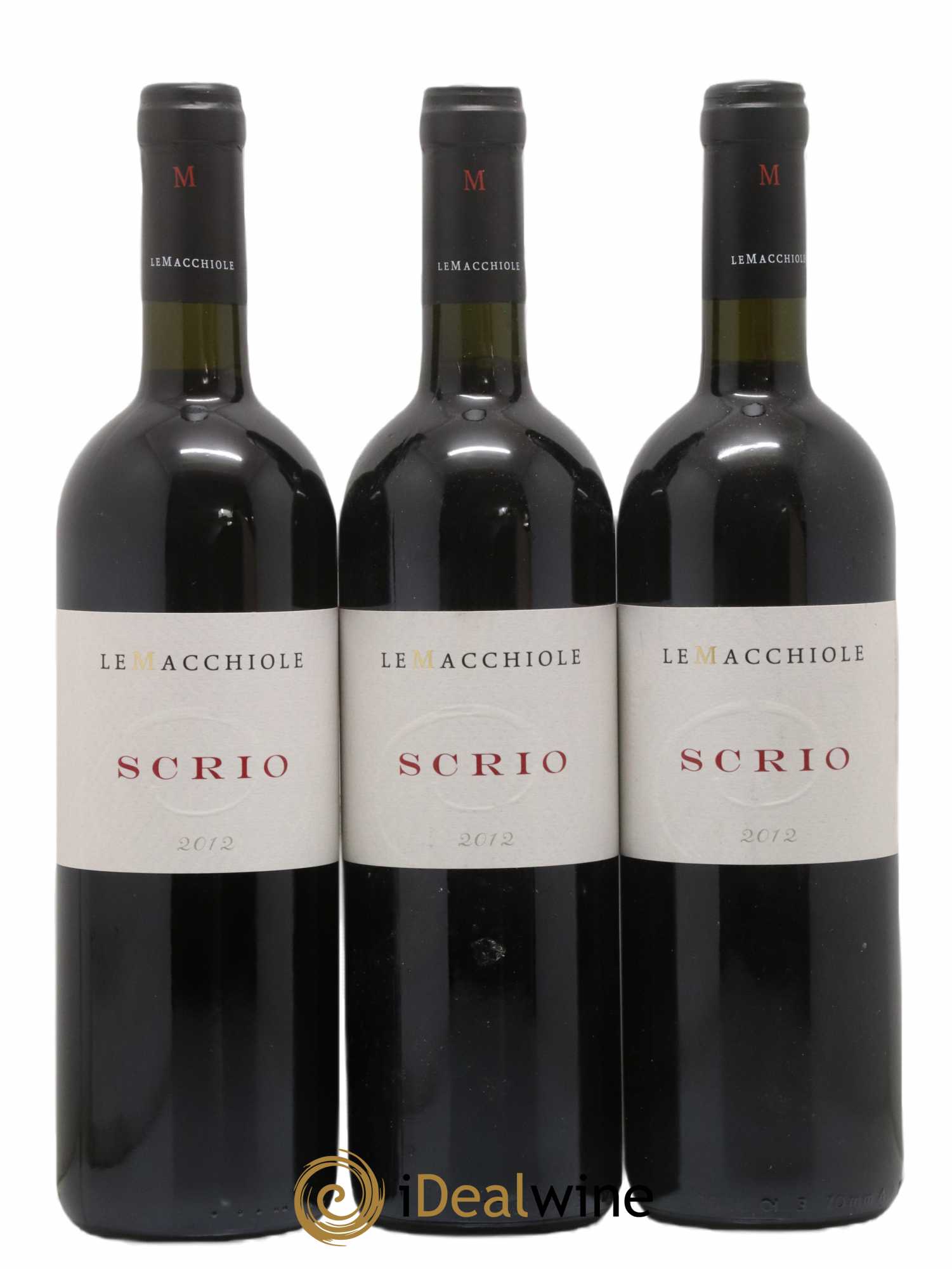 Toscana IGT Le Macchiole Scrio Le Macchiole 2012 - Lot de 3 bouteilles - 0