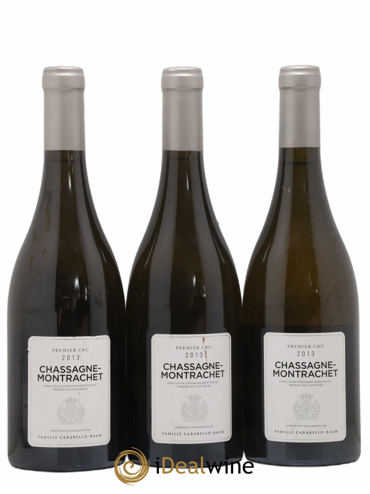 Chassagne-Montrachet 1er Cru 2013 - Lotto di 3 bottiglie - 0
