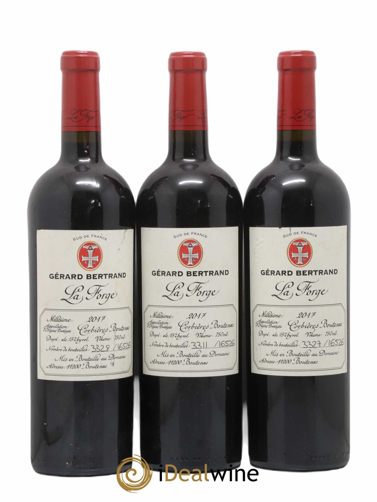 Corbières 2017 - Posten von 3 Flaschen - 0