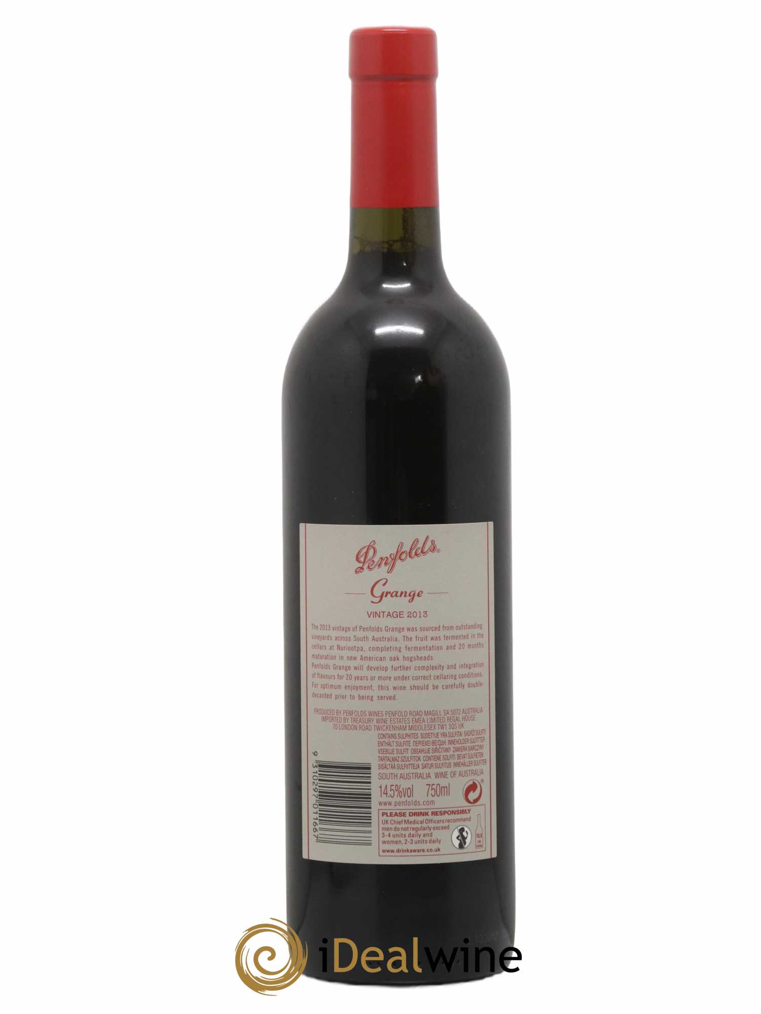 South Australia Penfolds Wines Grange Bin 95 2013 - Lot de 1 bouteille - 1